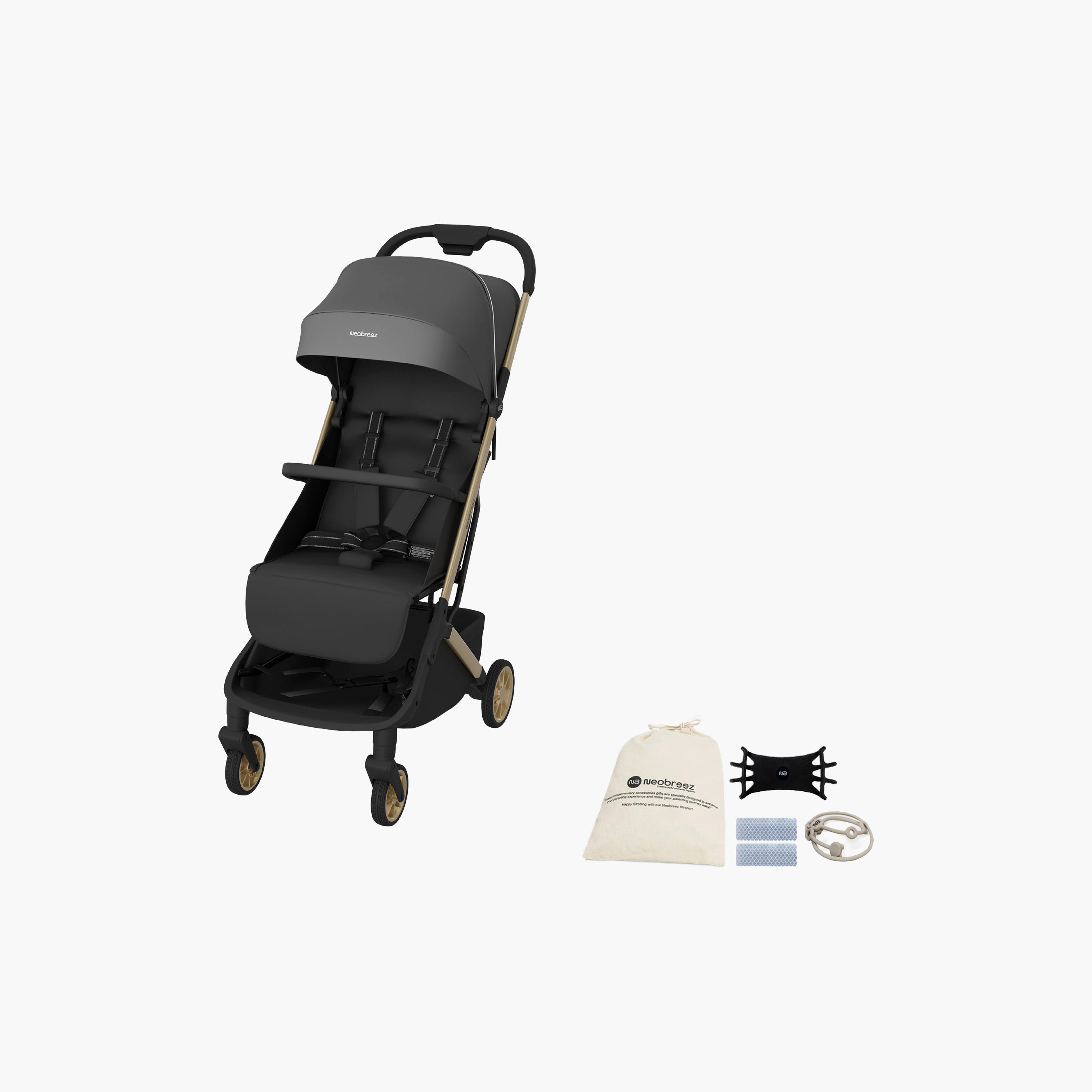 عربة أطفال للسفر فائقة الانضغاط للكبائن مع مظلة نيولايت من نيوبريز-baby-gear-strollersandprams-strollers-image-1