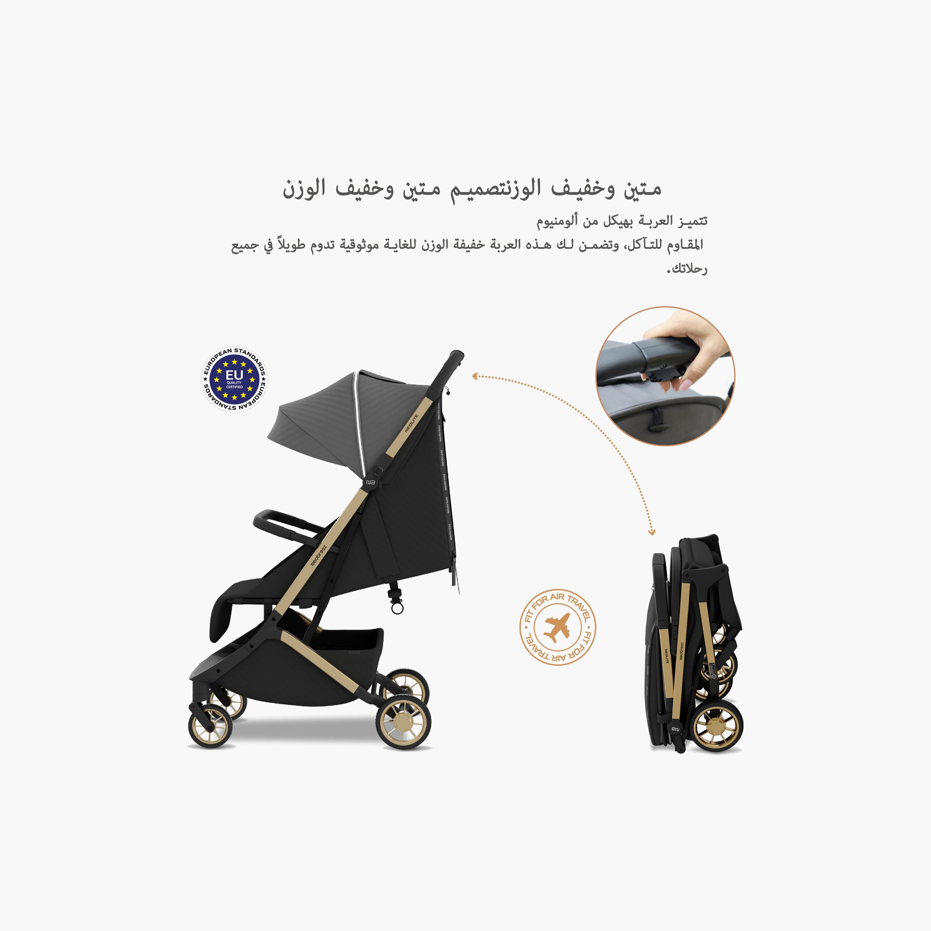 عربة أطفال للسفر فائقة الانضغاط للكبائن مع مظلة نيولايت من نيوبريز-baby-gear-strollersandprams-strollers-image-15