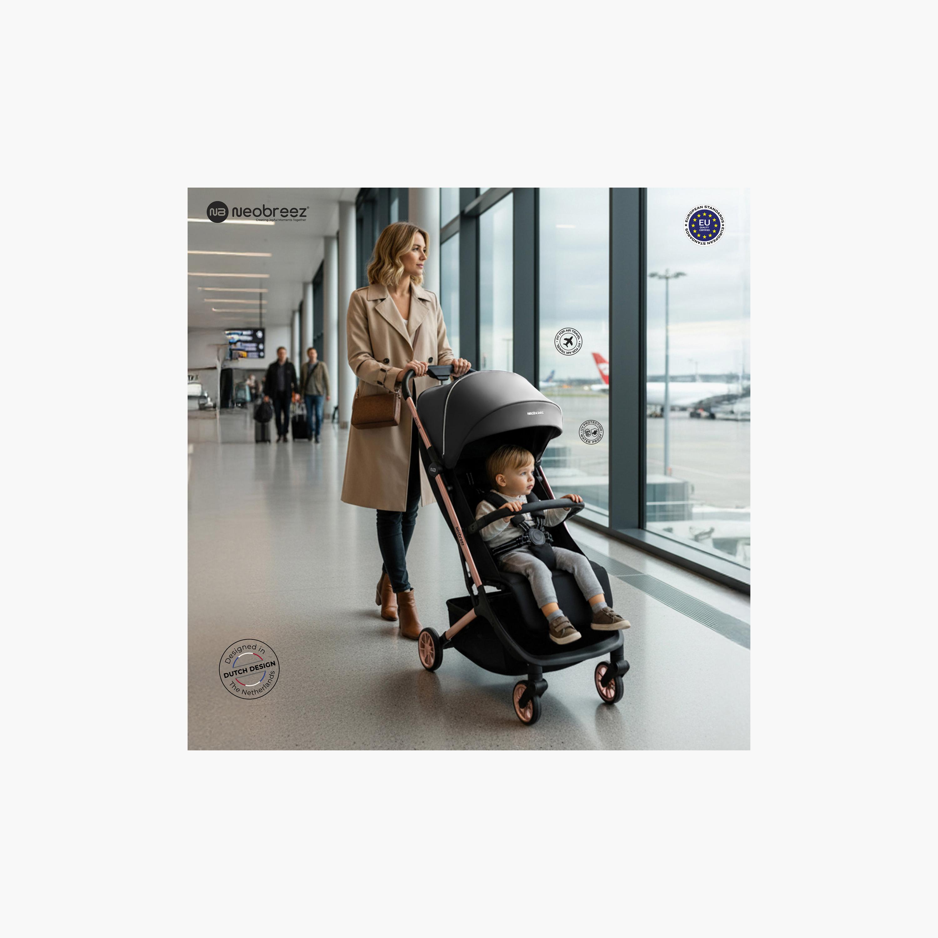 عربة أطفال للسفر فائقة الانضغاط للكبائن مع مظلة نيولايت من نيوبريز-baby-gear-strollersandprams-strollers-image-2