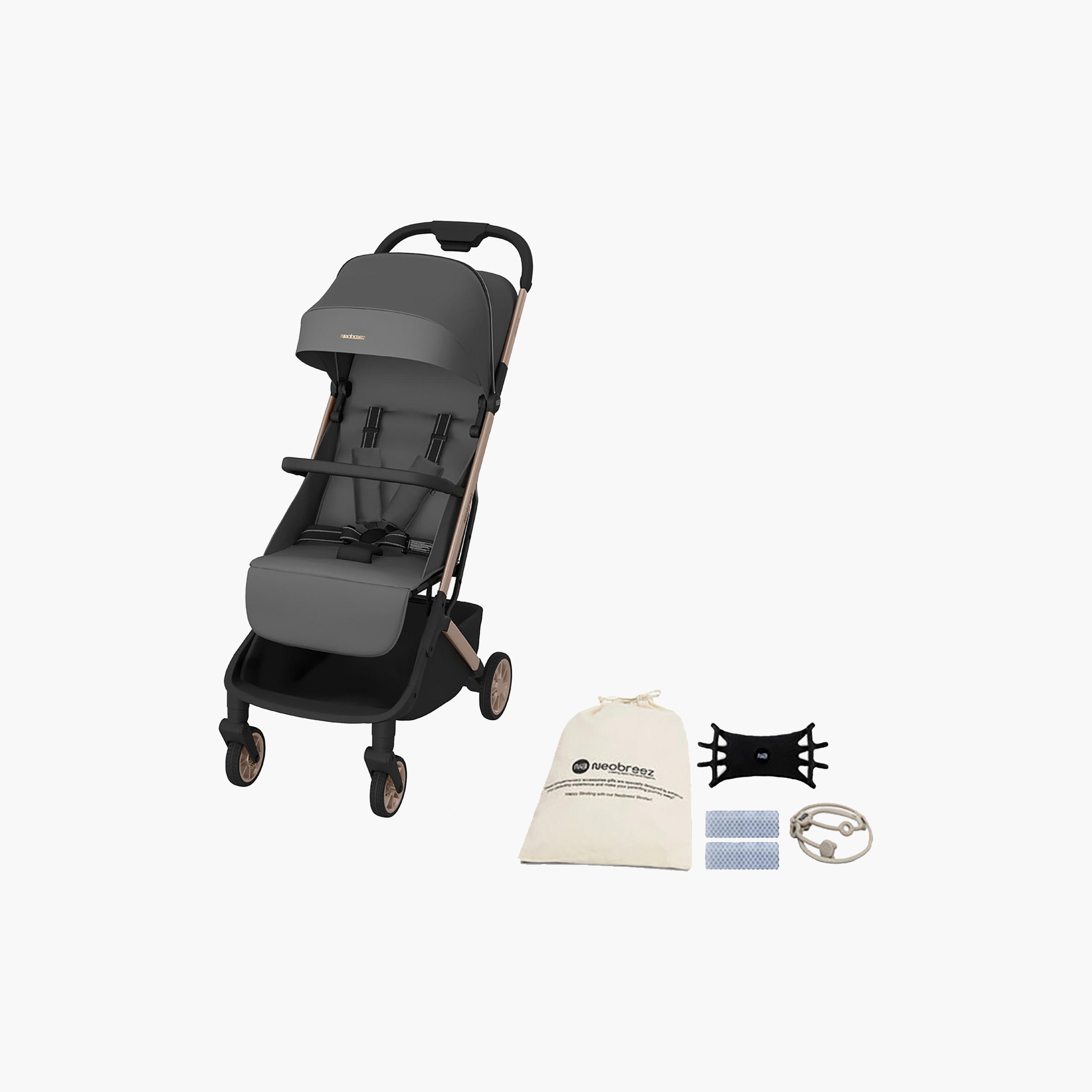 عربة أطفال للسفر فائقة الانضغاط للكبائن مع مظلة نيولايت من نيوبريز-baby-gear-strollersandprams-strollers-image-1