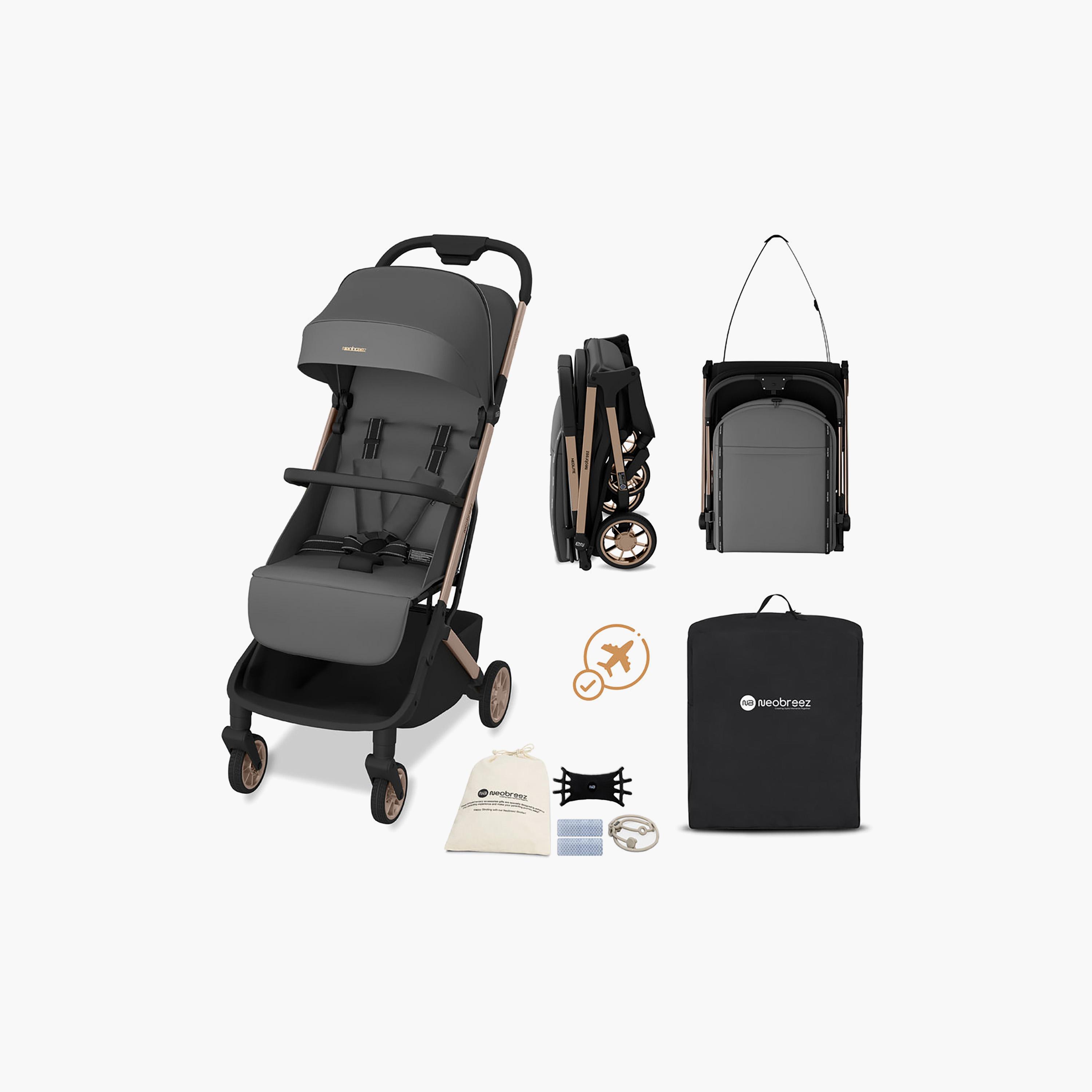 عربة أطفال للسفر فائقة الانضغاط للكبائن مع مظلة نيولايت من نيوبريز-baby-gear-strollersandprams-strollers-image-12