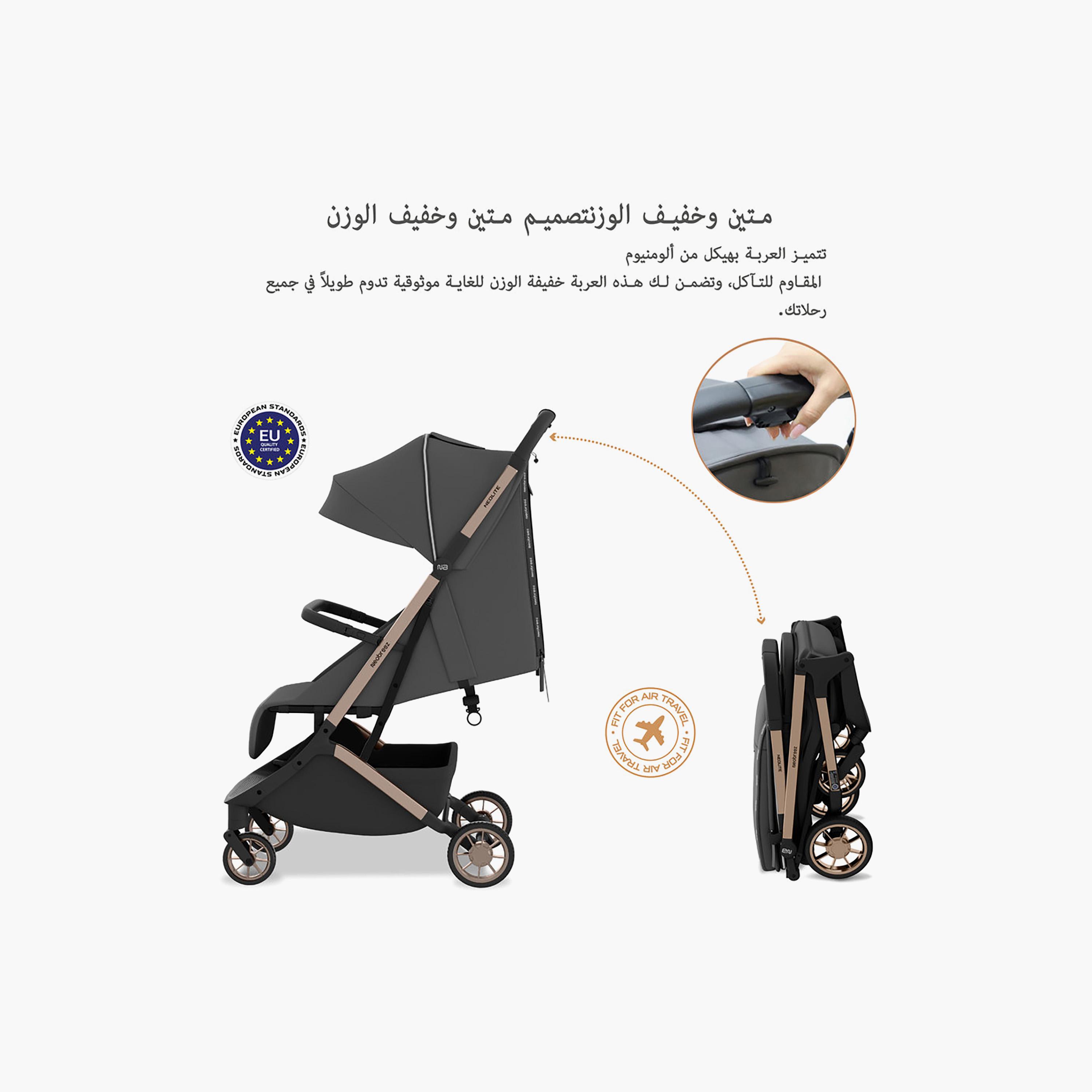 عربة أطفال للسفر فائقة الانضغاط للكبائن مع مظلة نيولايت من نيوبريز-baby-gear-strollersandprams-strollers-image-15