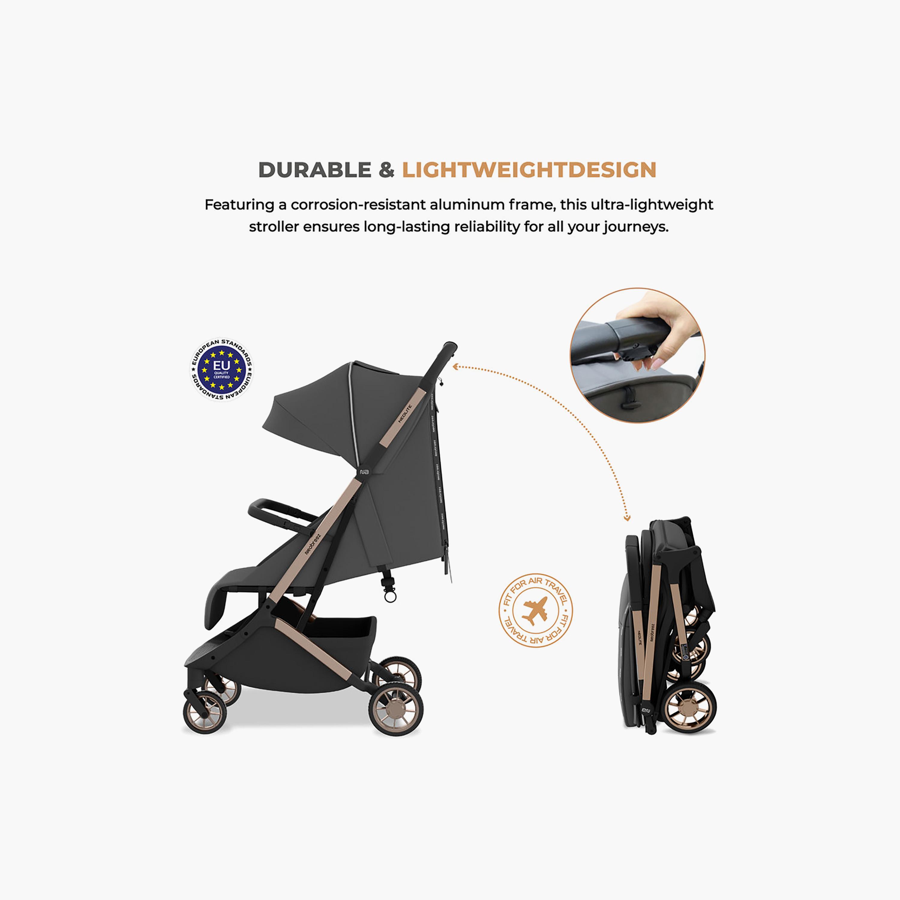 عربة أطفال للسفر فائقة الانضغاط للكبائن مع مظلة نيولايت من نيوبريز-baby-gear-strollersandprams-strollers-image-2