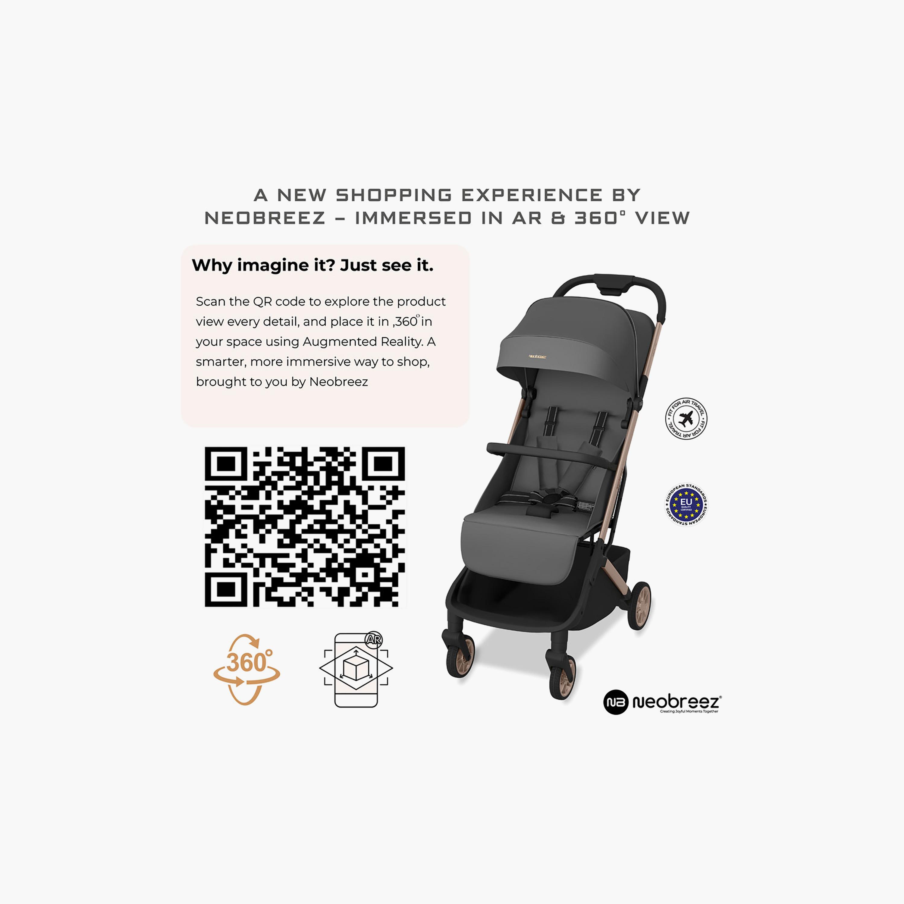 عربة أطفال للسفر فائقة الانضغاط للكبائن مع مظلة نيولايت من نيوبريز-baby-gear-strollersandprams-strollers-image-21