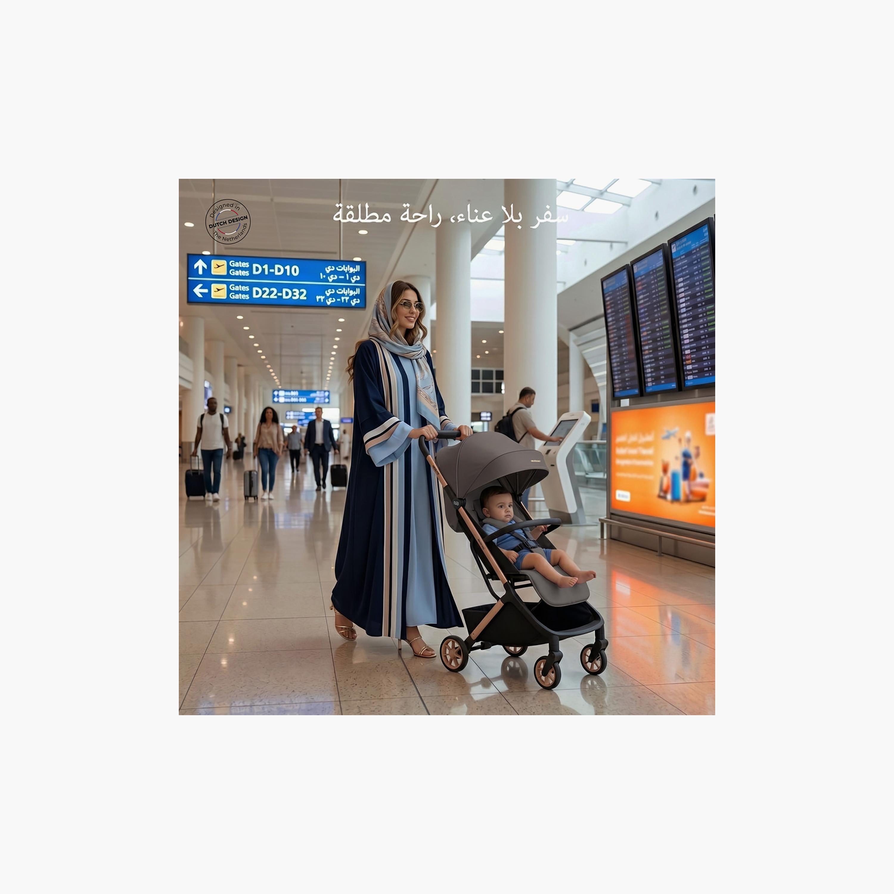 عربة أطفال للسفر فائقة الانضغاط للكبائن مع مظلة نيولايت من نيوبريز-baby-gear-strollersandprams-strollers-image-24