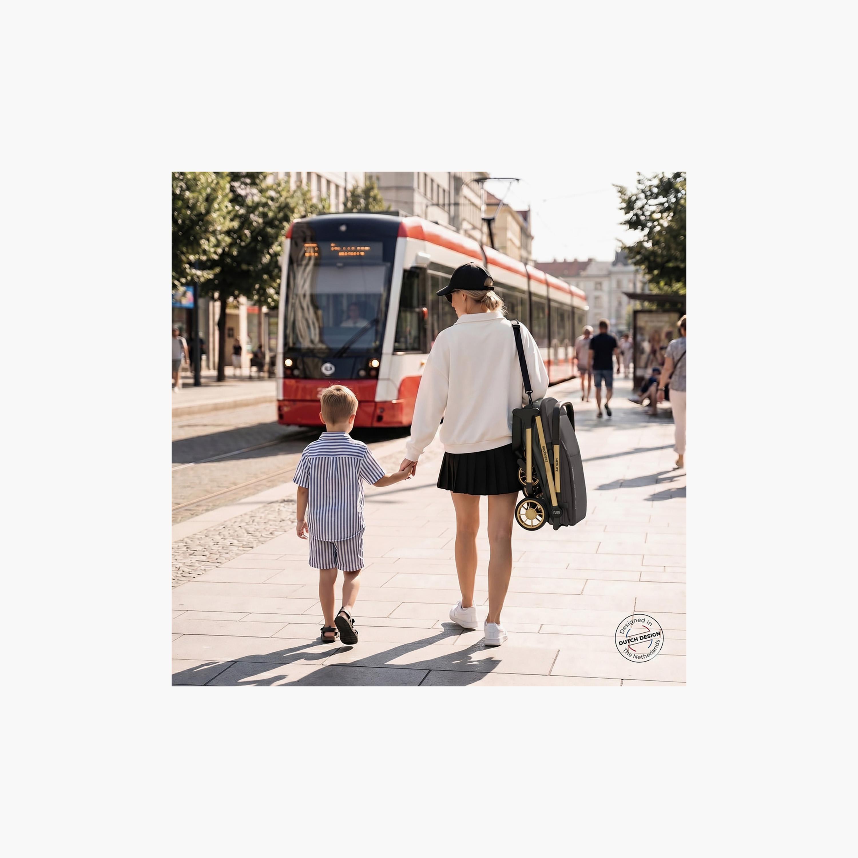 عربة أطفال للسفر فائقة الانضغاط للكبائن مع مظلة نيولايت من نيوبريز-baby-gear-strollersandprams-strollers-image-7