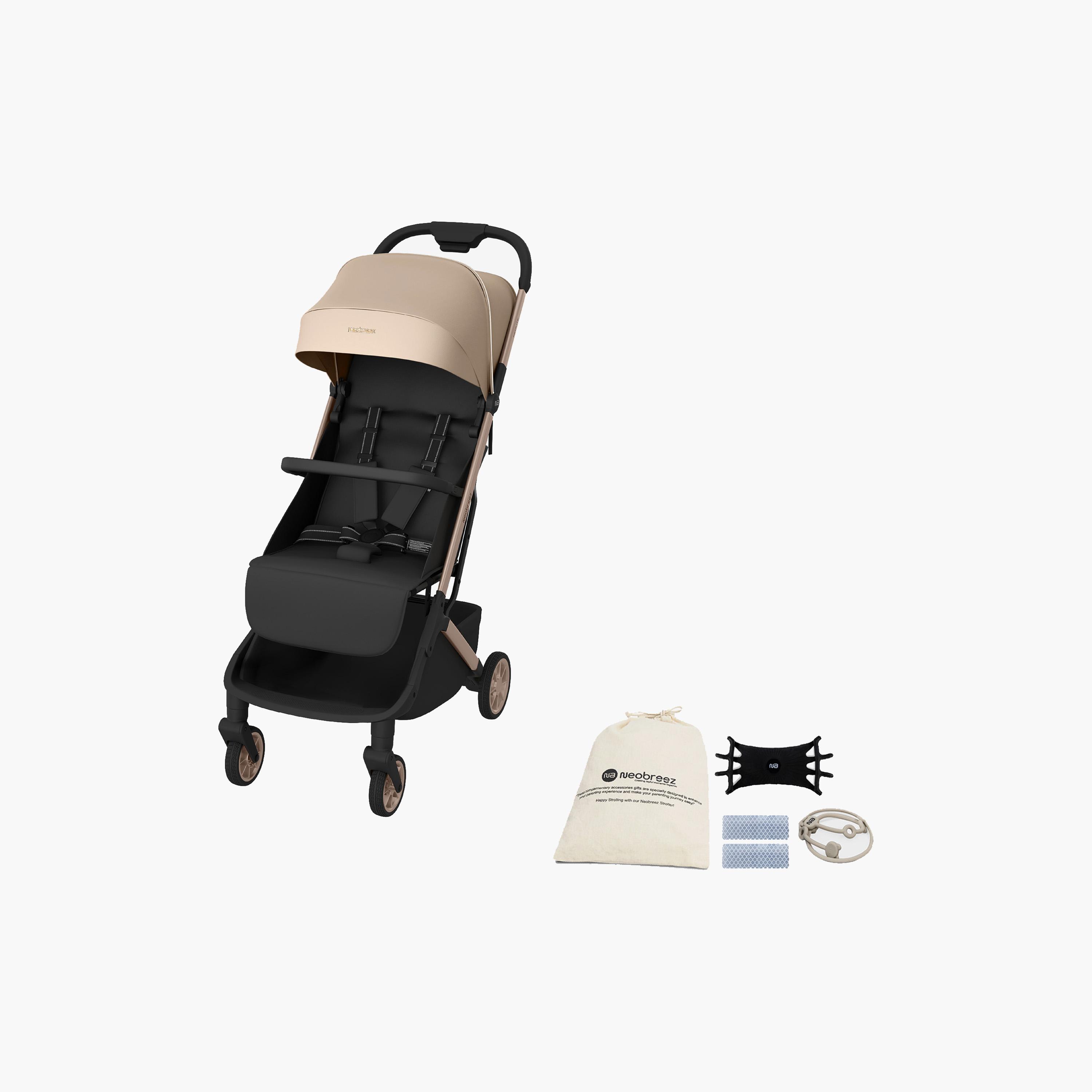 عربة أطفال للسفر فائقة الانضغاط للكبائن مع مظلة نيولايت من نيوبريز-baby-gear-strollersandprams-strollers-image-1