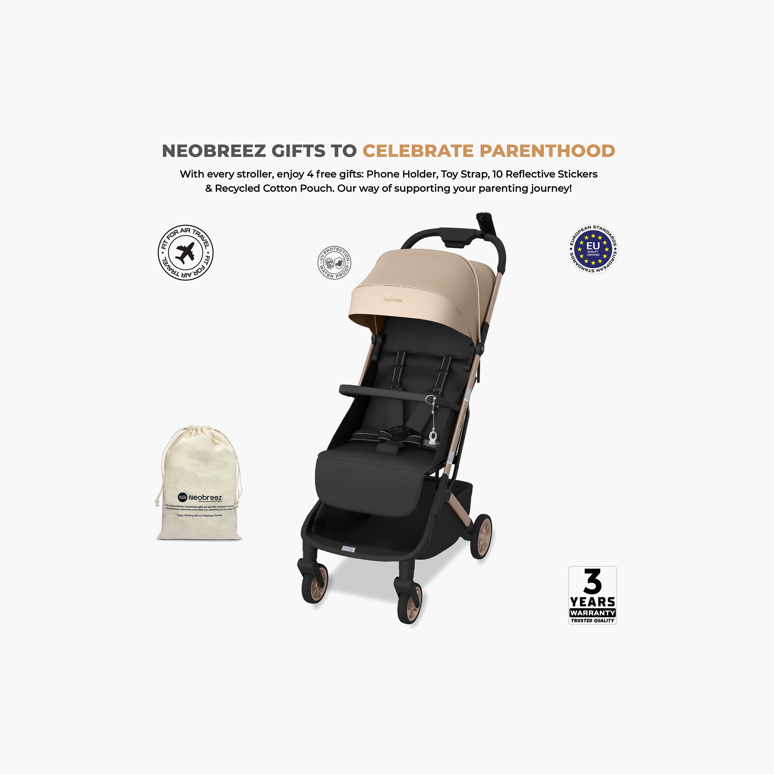 عربة أطفال للسفر فائقة الانضغاط للكبائن مع مظلة نيولايت من نيوبريز-baby-gear-strollersandprams-strollers-image-2