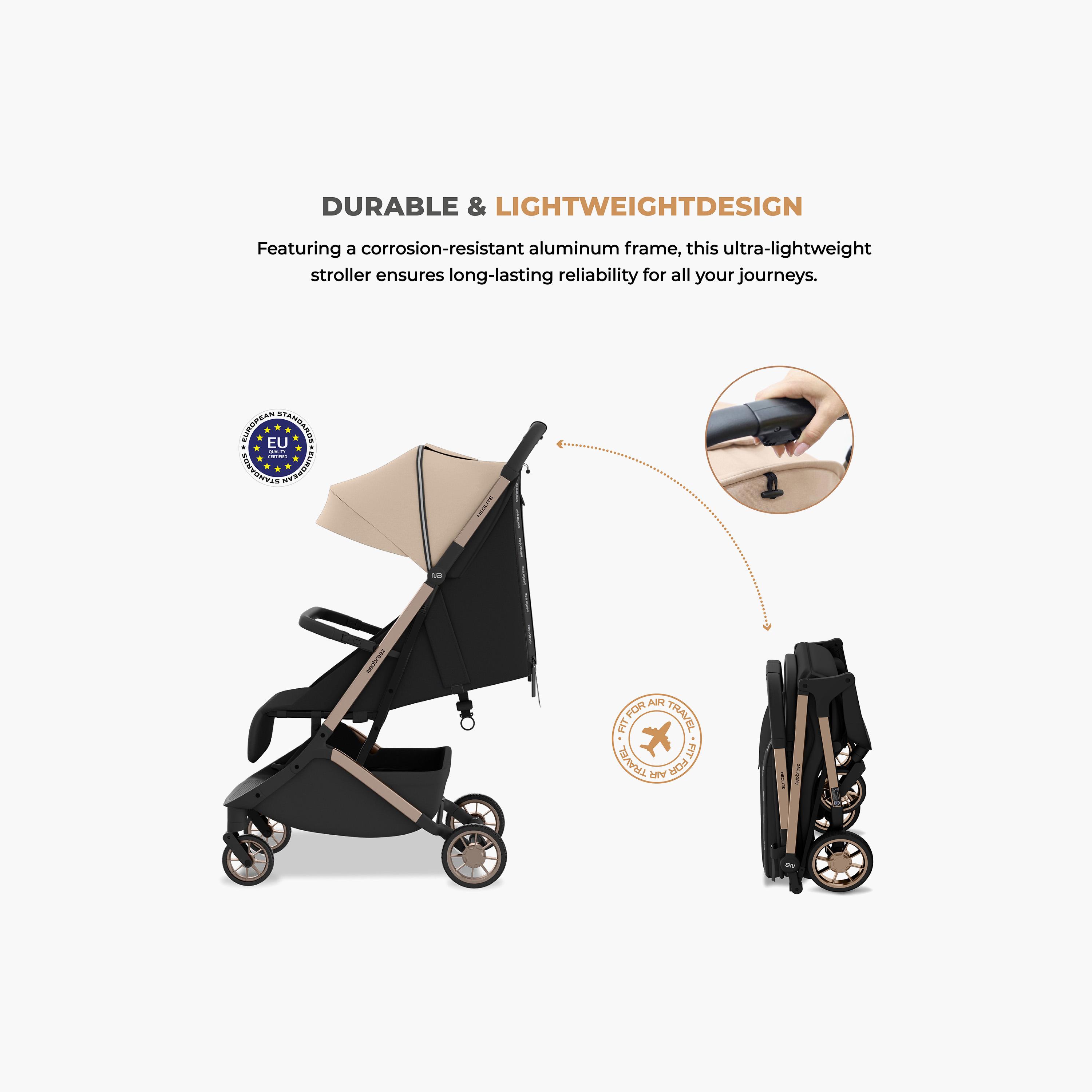 عربة أطفال للسفر فائقة الانضغاط للكبائن مع مظلة نيولايت من نيوبريز-baby-gear-strollersandprams-strollers-image-24