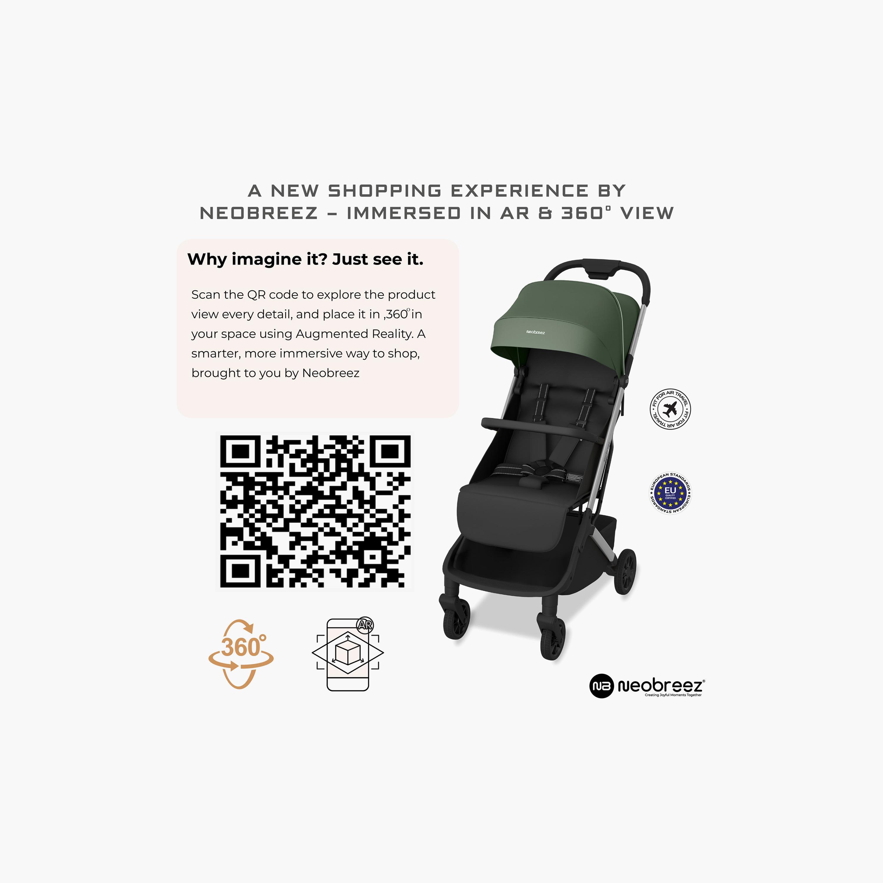 عربة أطفال للسفر فائقة الانضغاط للكبائن مع مظلة نيولايت من نيوبريز-baby-gear-strollersandprams-strollers-image-19