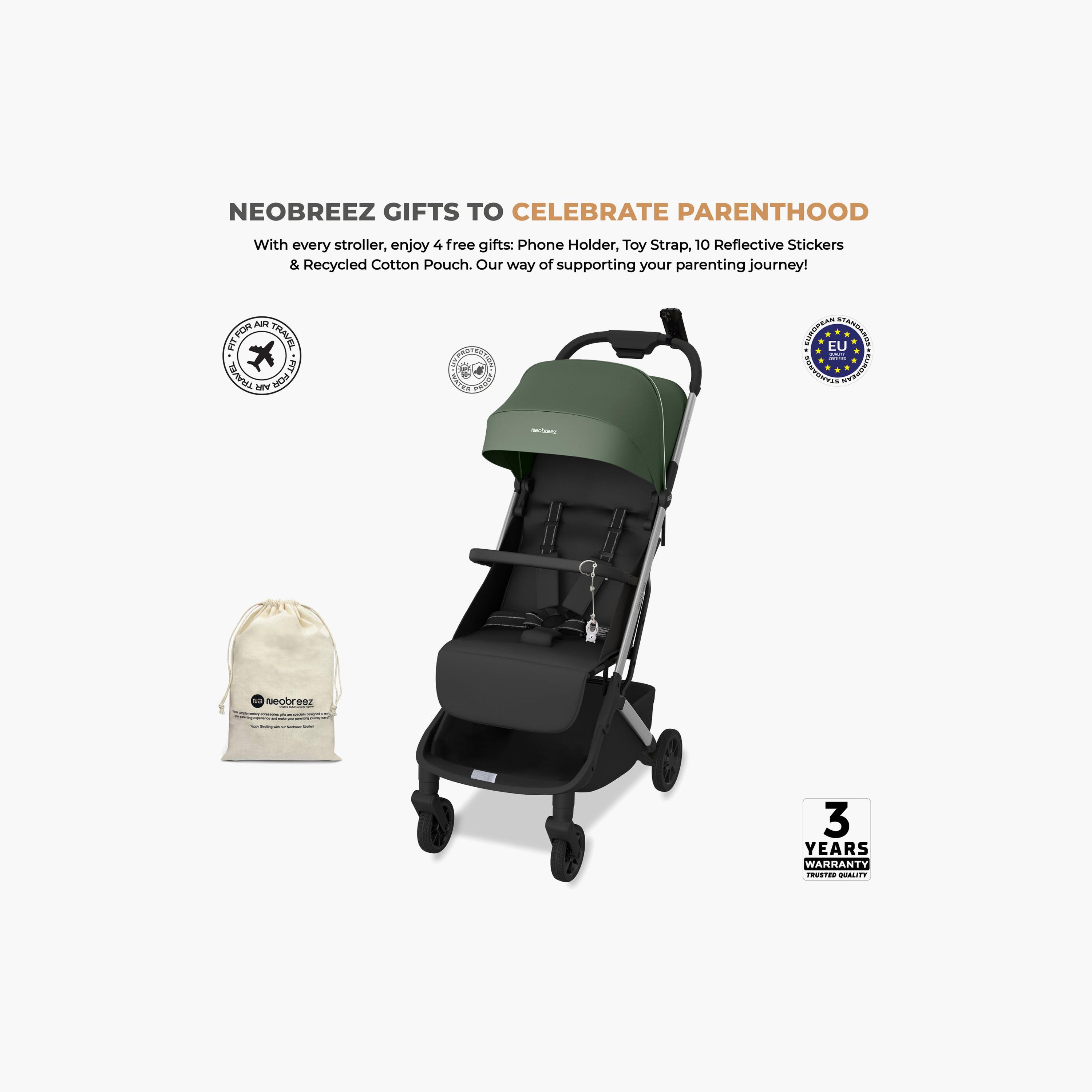 عربة أطفال للسفر فائقة الانضغاط للكبائن مع مظلة نيولايت من نيوبريز-baby-gear-strollersandprams-strollers-image-2