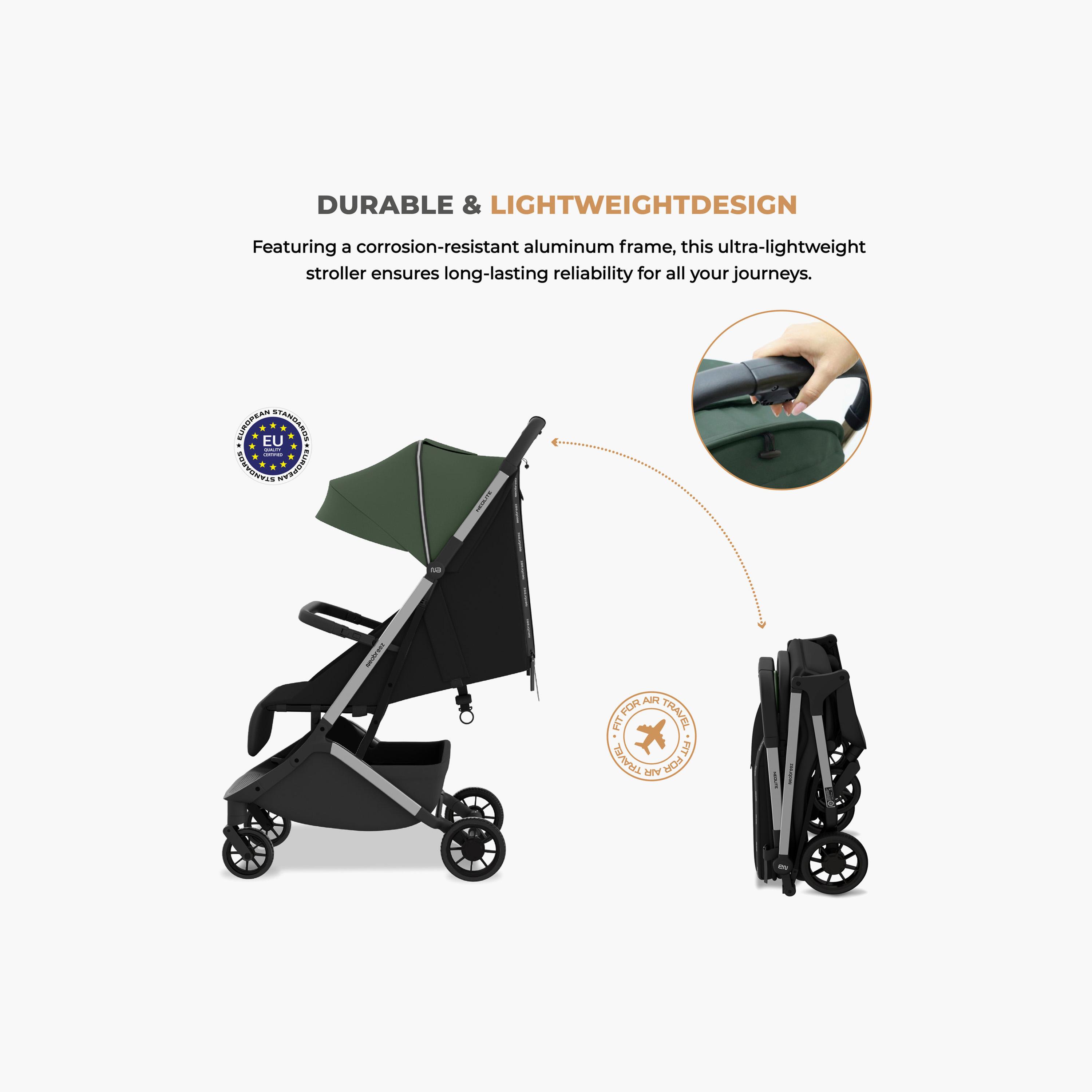 عربة أطفال للسفر فائقة الانضغاط للكبائن مع مظلة نيولايت من نيوبريز-baby-gear-strollersandprams-strollers-image-24