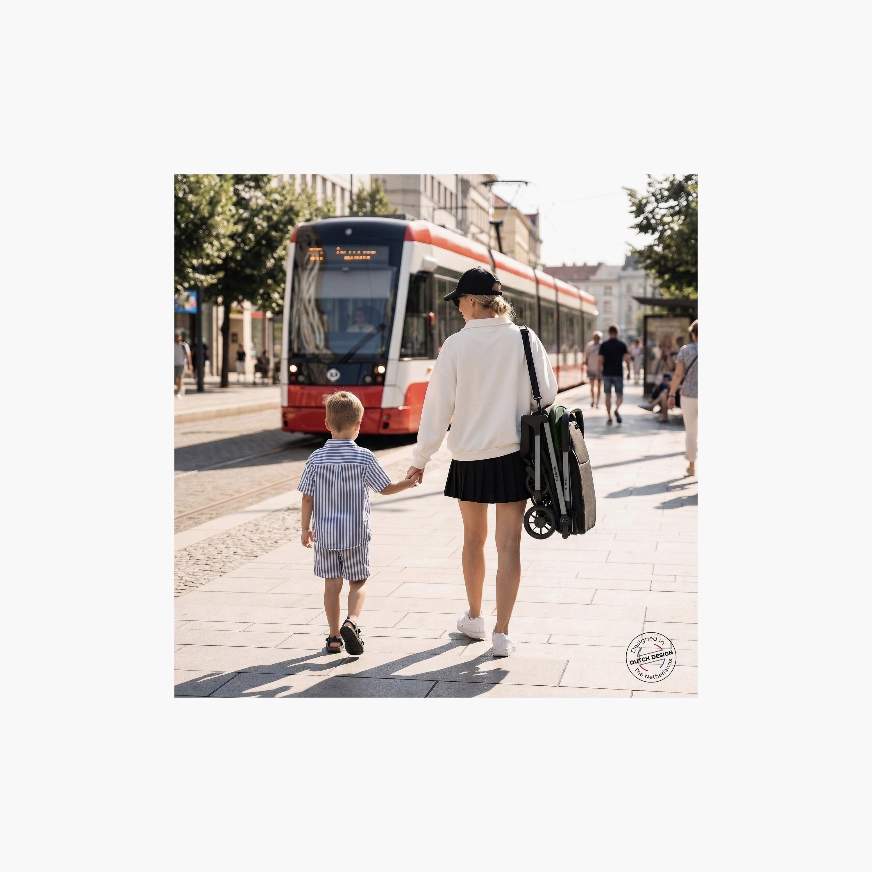 عربة أطفال للسفر فائقة الانضغاط للكبائن مع مظلة نيولايت من نيوبريز-baby-gear-strollersandprams-strollers-image-6