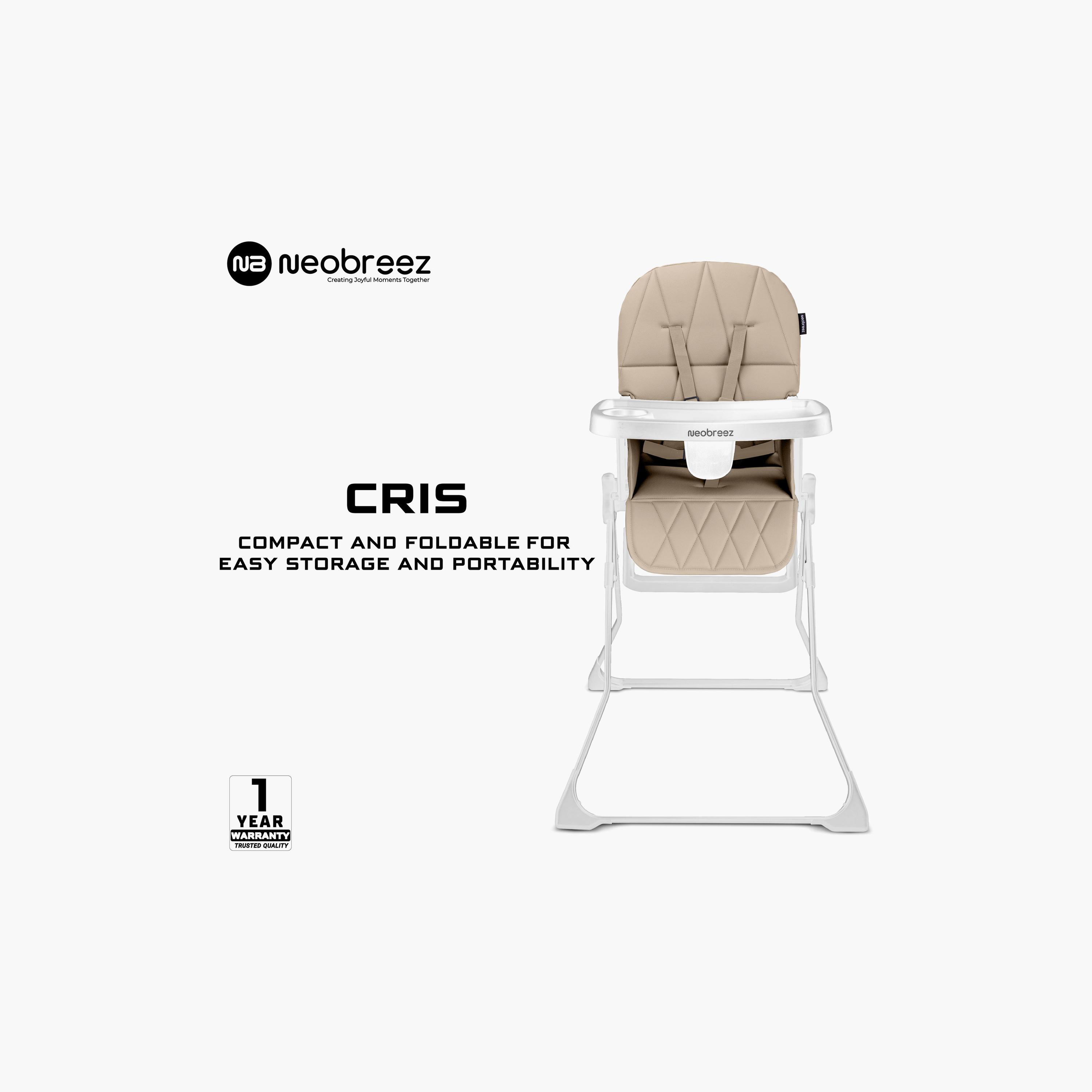كرسي إطعام مرتفع مدمج وقابل للطي كريس من نيوبريز-baby-feeding-highchairsandboosters-image-5