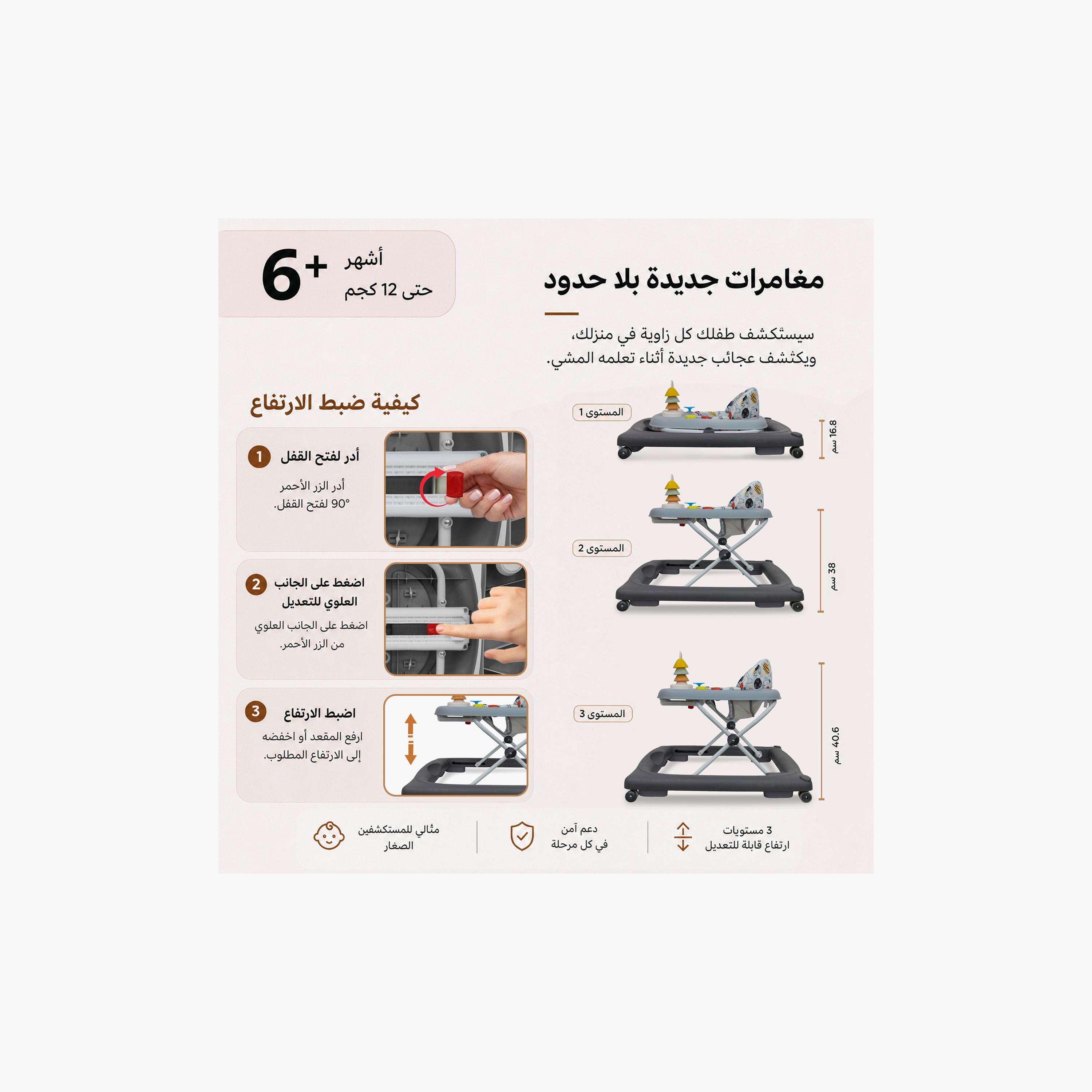 Neobreez Tredo Premium Activity Baby Walker-baby-infantactivity-walkers-image-15