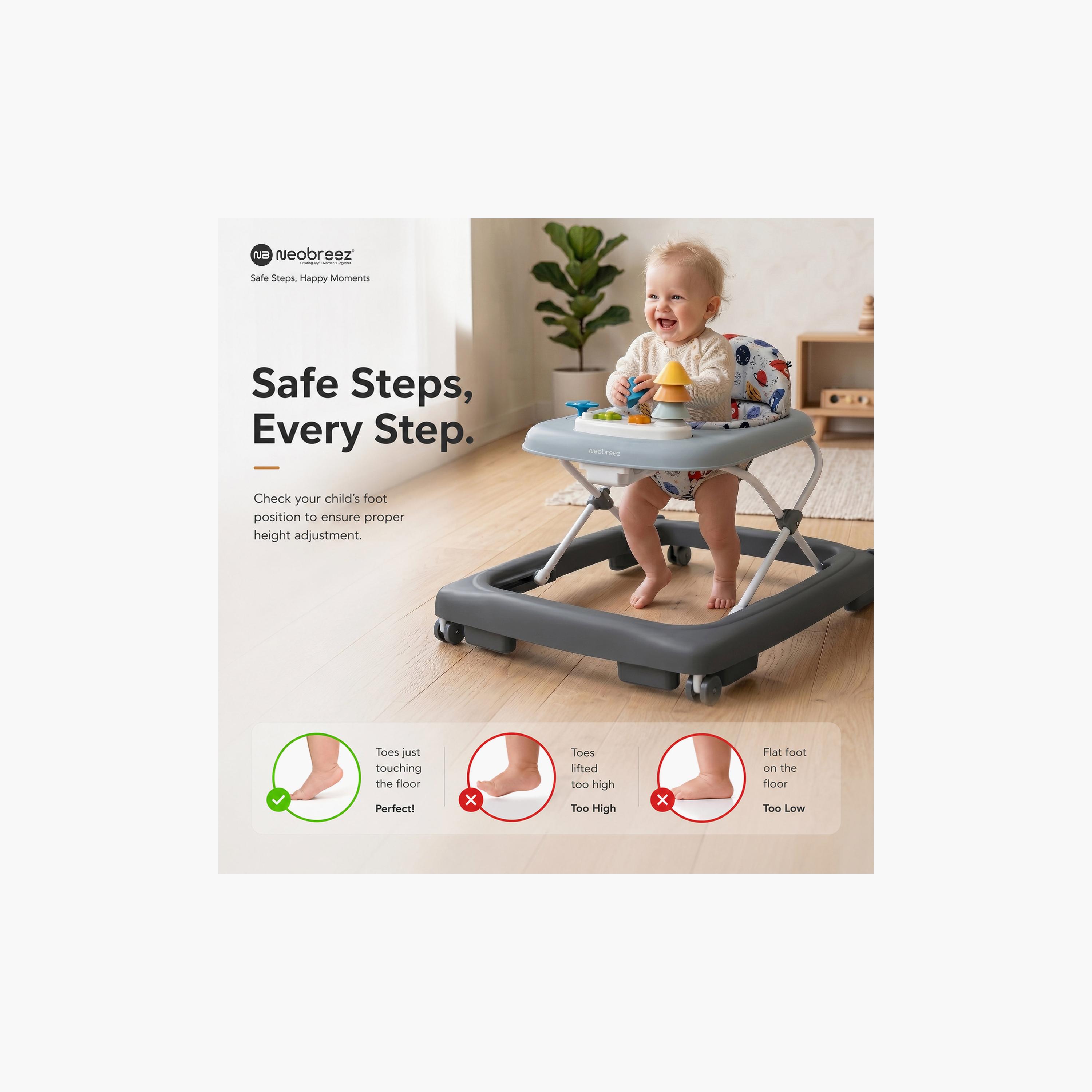 Neobreez Tredo Premium Activity Baby Walker-baby-infantactivity-walkers-image-16