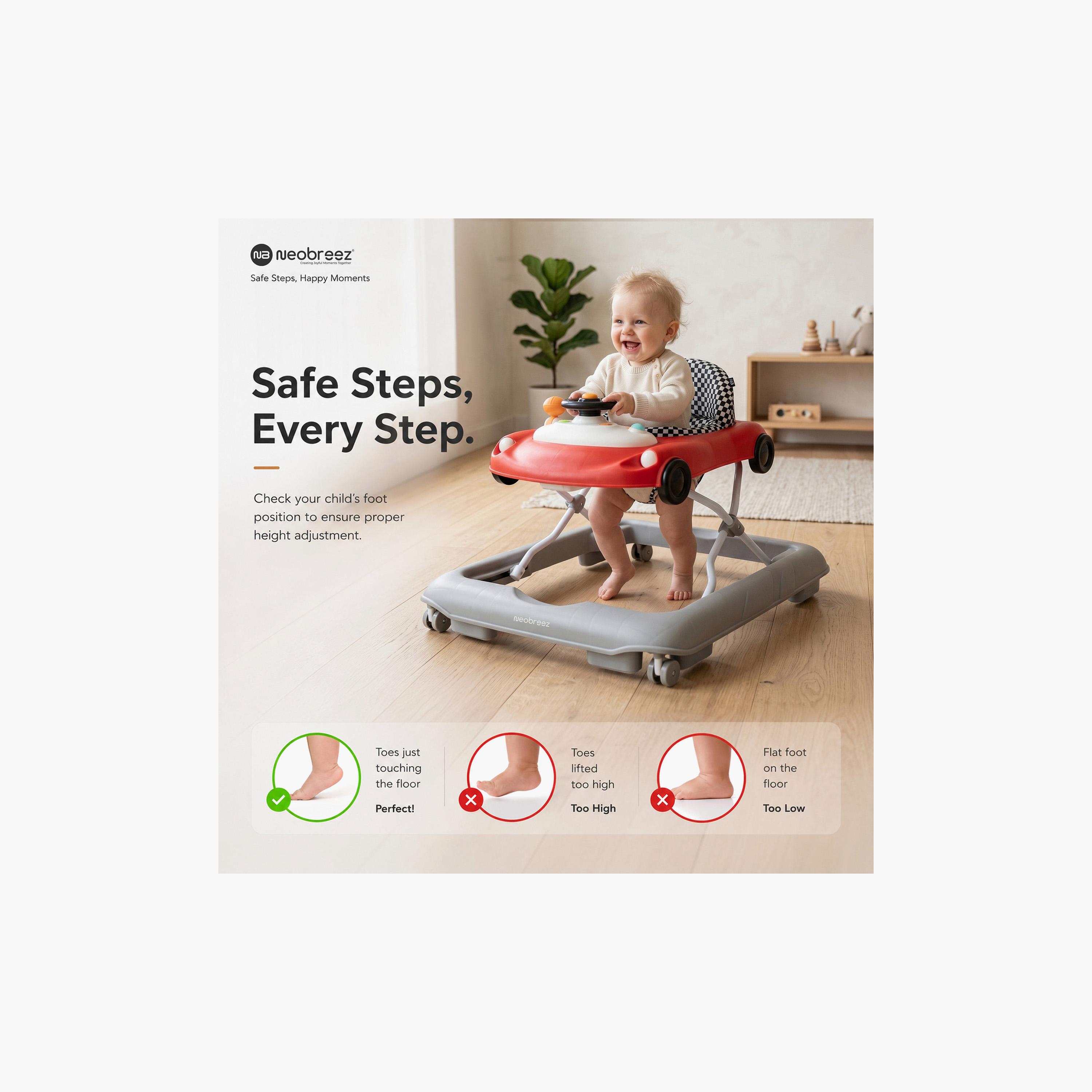 Neobreez Navix 3-In-1 Baby Walker With Music & Lights-baby-infantactivity-walkers-image-16