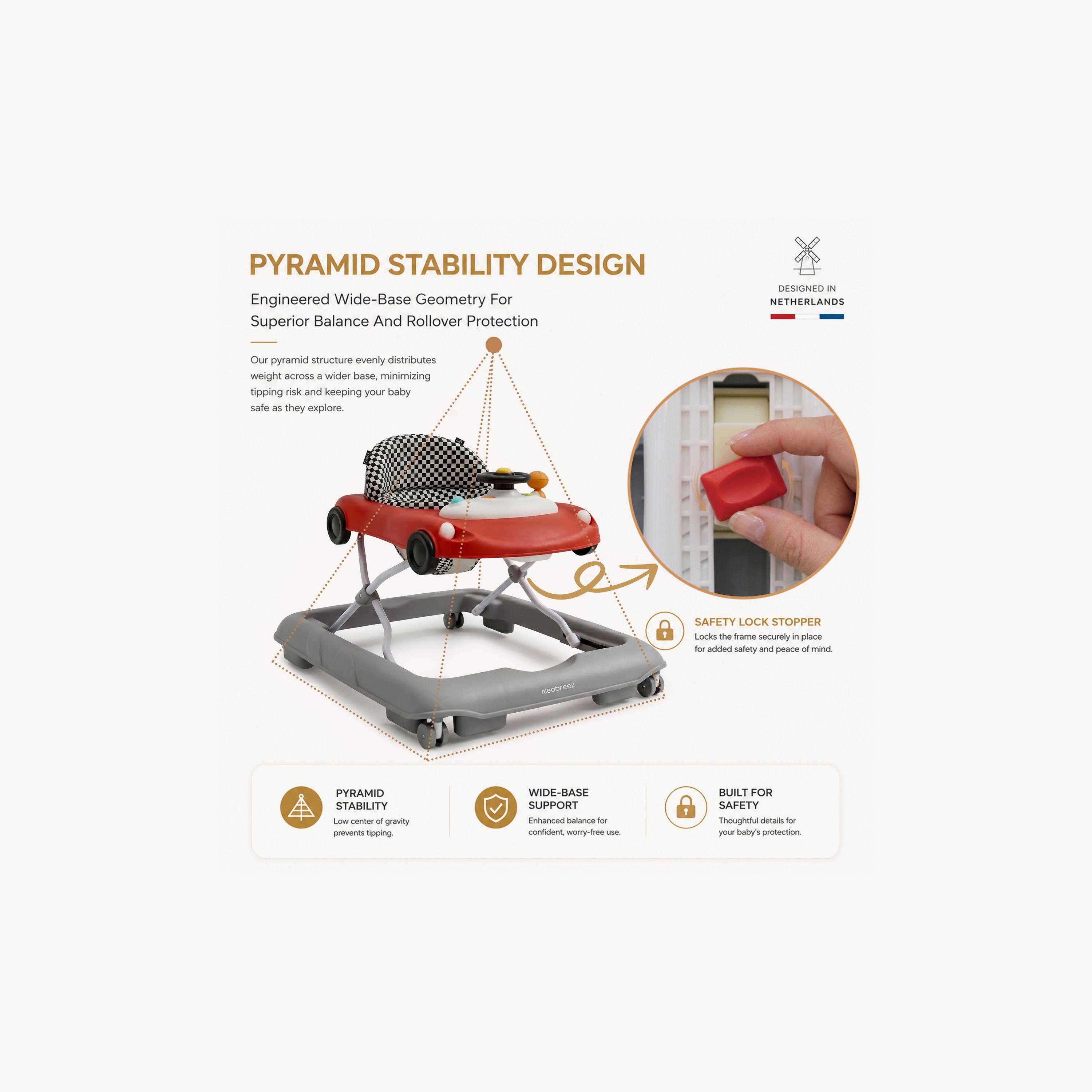 Neobreez Navix 3-In-1 Baby Walker With Music & Lights-baby-infantactivity-walkers-image-2