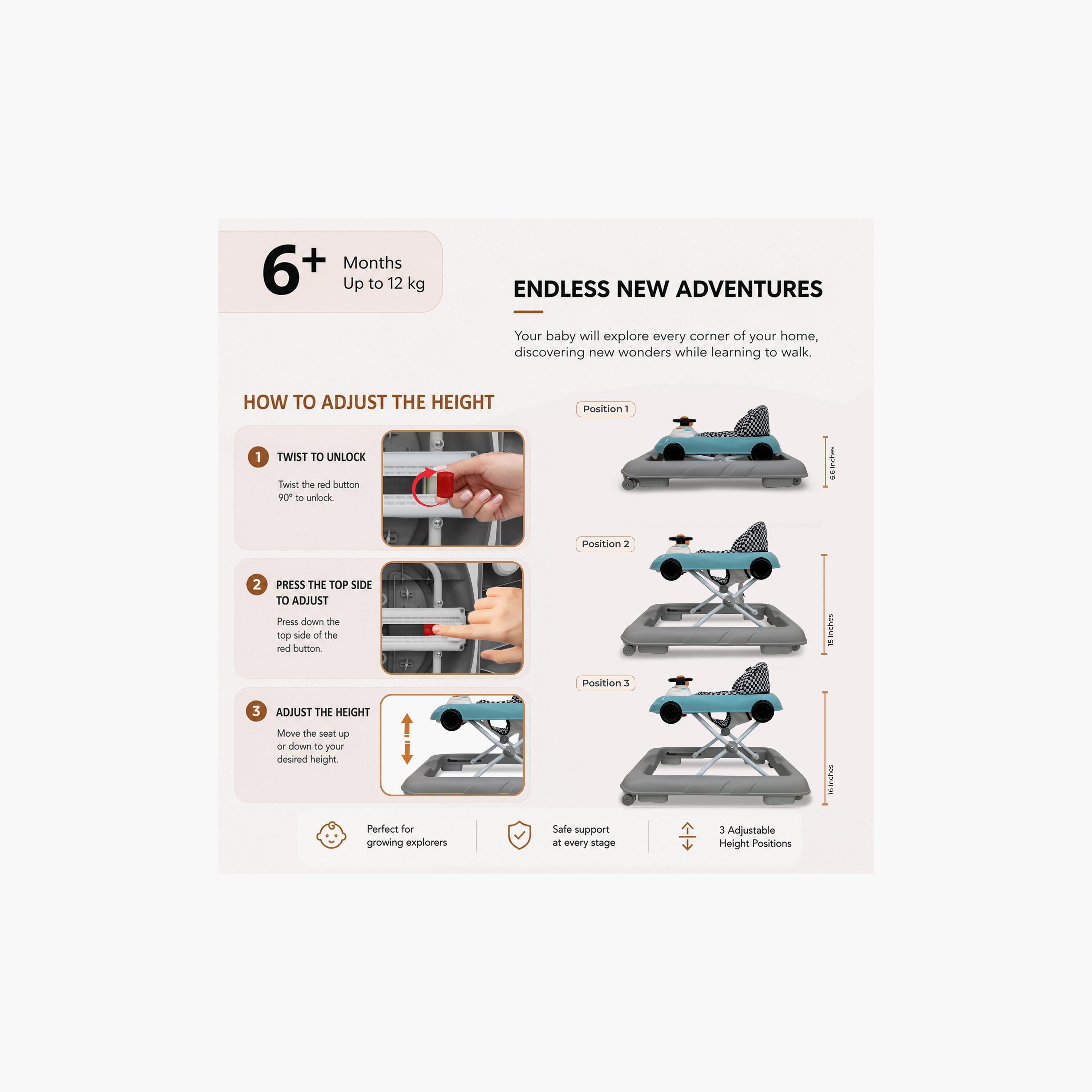 Neobreez Navix 3-In-1 Baby Walker With Music & Lights-baby-infantactivity-walkers-image-14