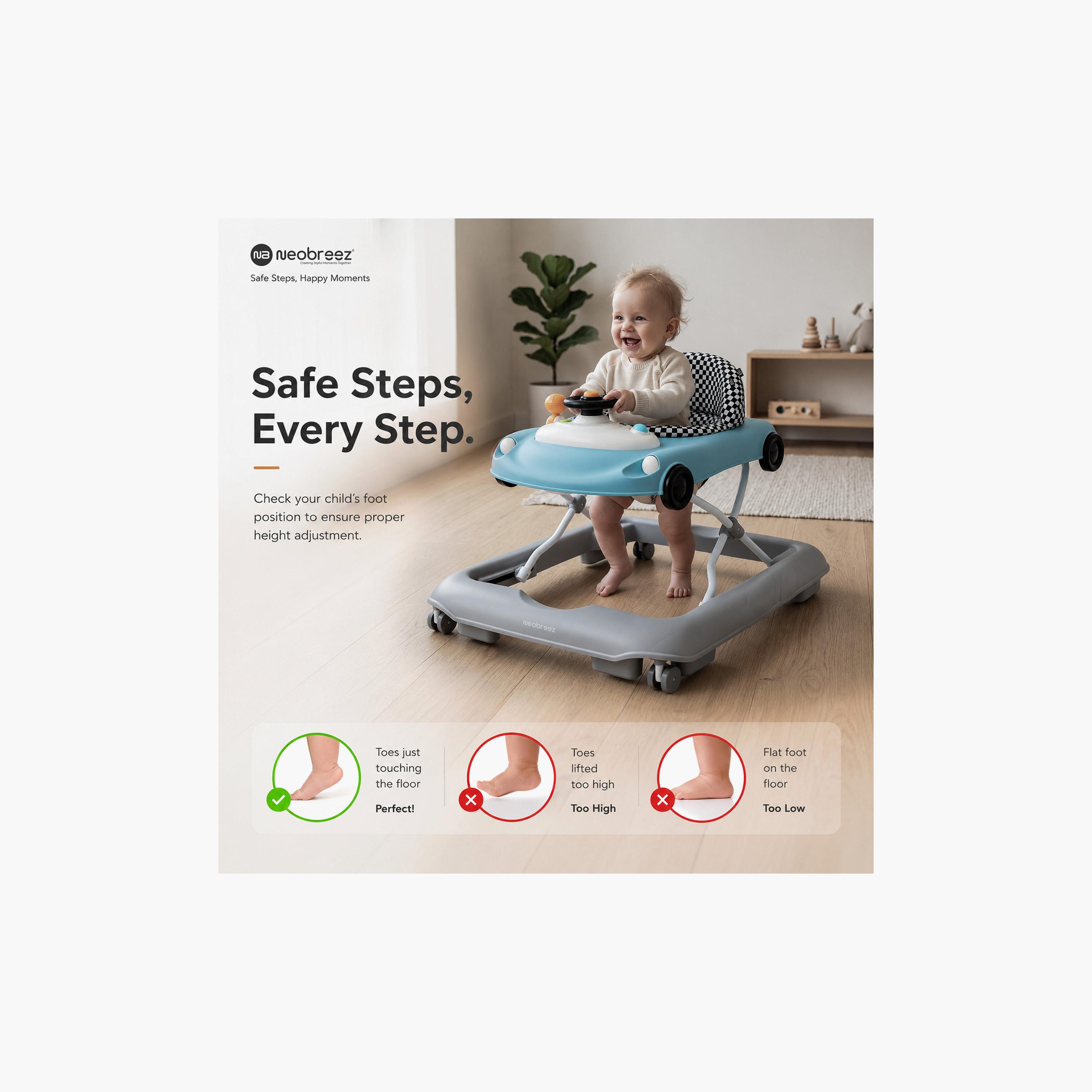 Neobreez Navix 3-In-1 Baby Walker With Music & Lights-baby-infantactivity-walkers-image-16