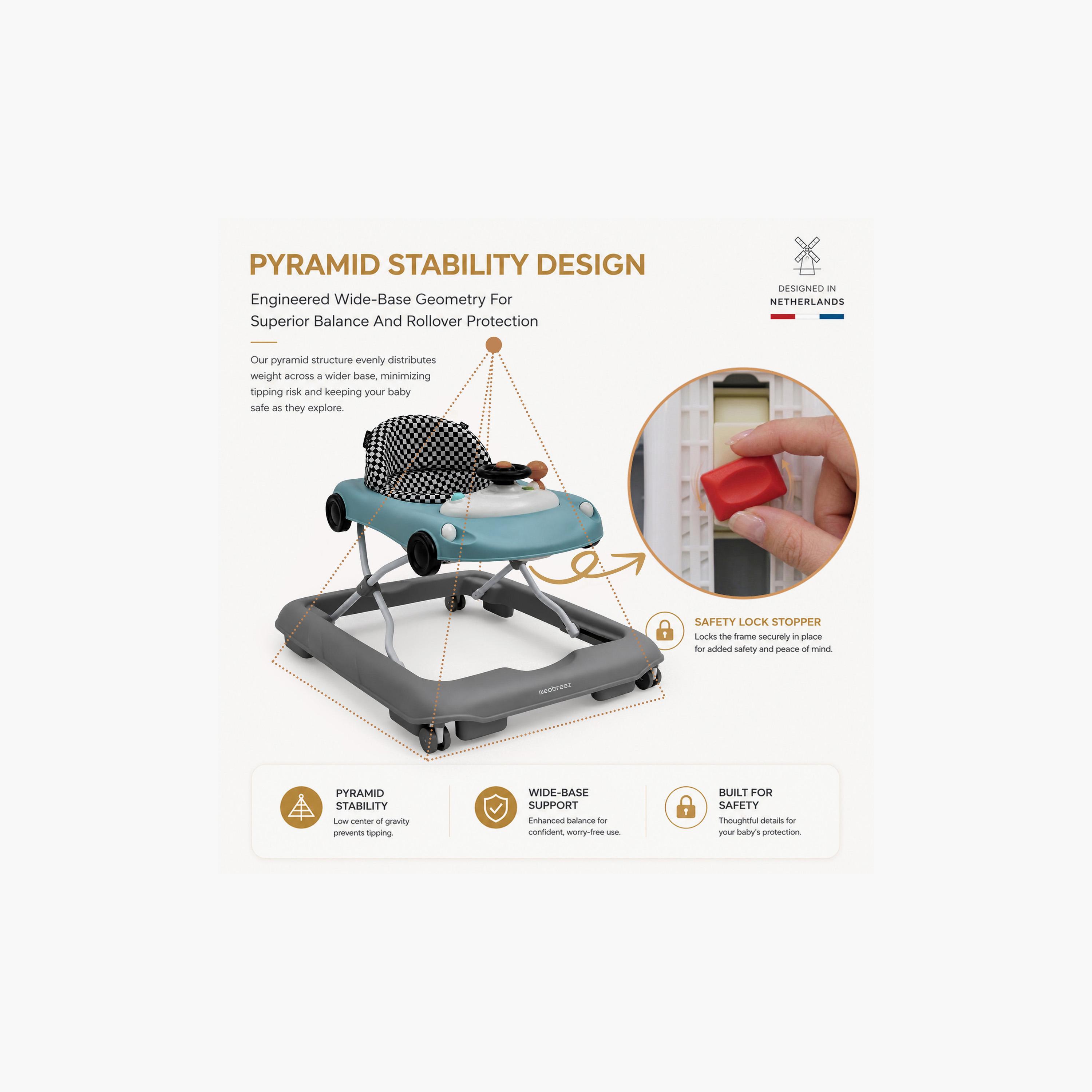 Neobreez Navix 3-In-1 Baby Walker With Music & Lights-baby-infantactivity-walkers-image-2