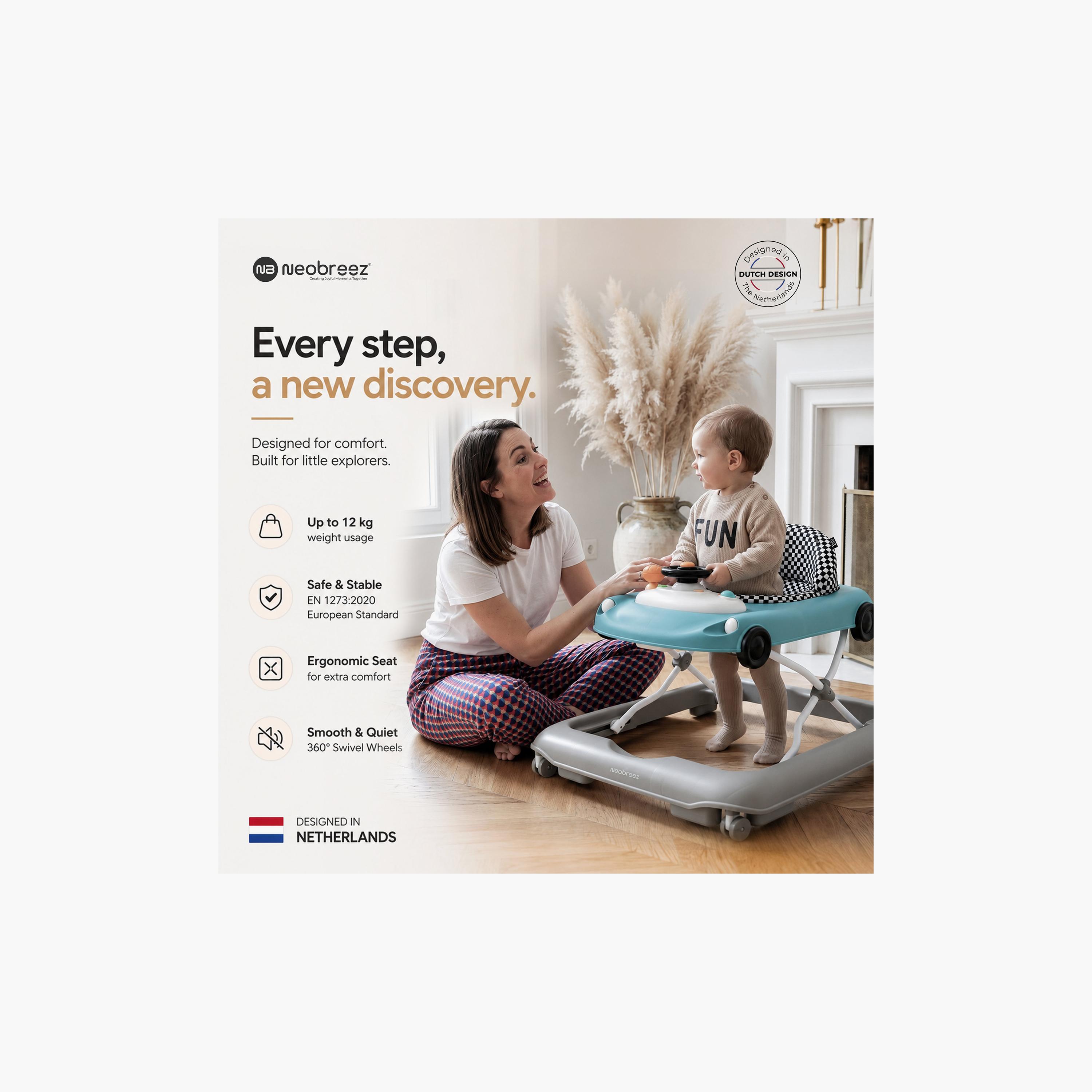 Neobreez Navix 3-In-1 Baby Walker With Music & Lights-baby-infantactivity-walkers-image-9