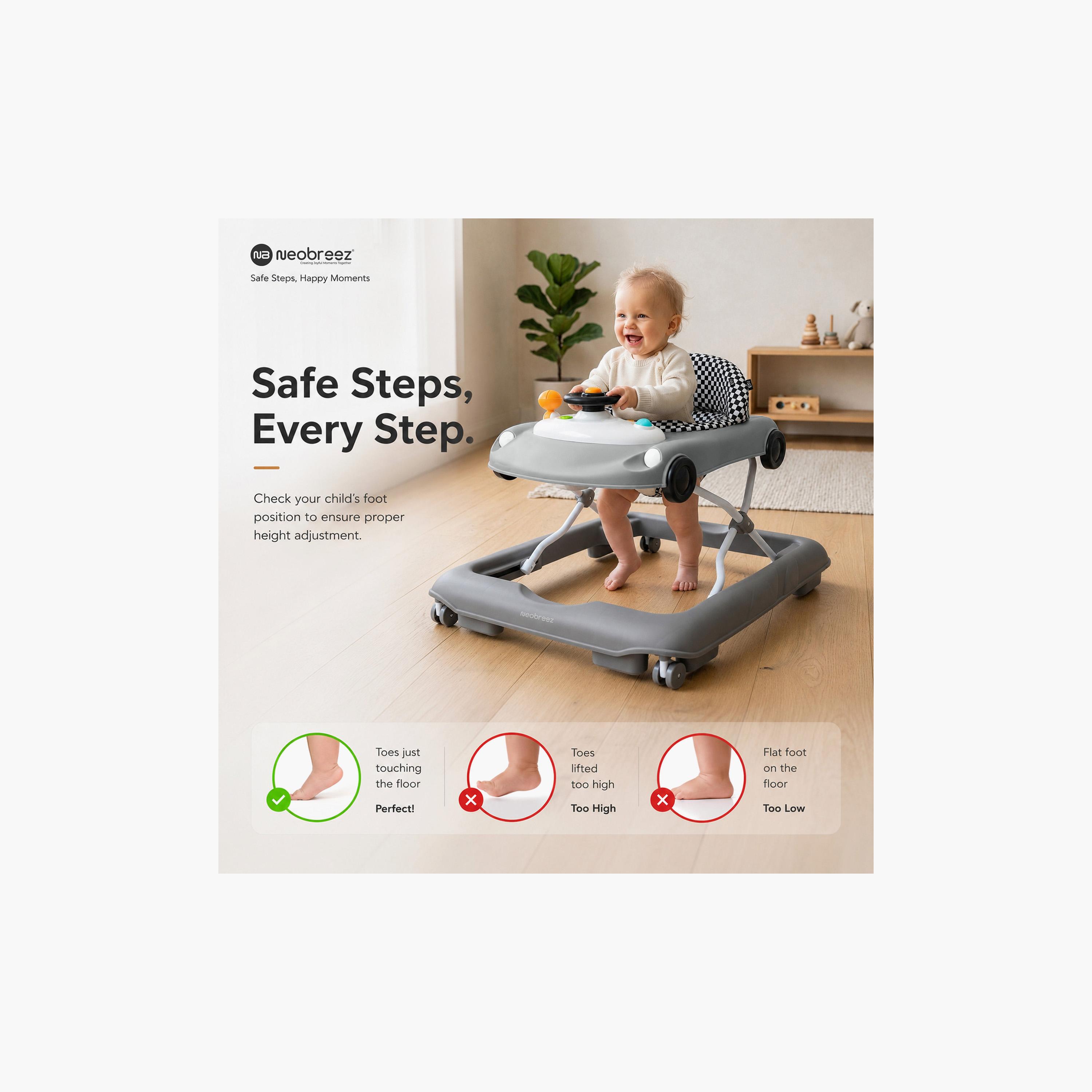 Neobreez Navix 3-In-1 Baby Walker With Music & Lights-baby-infantactivity-walkers-image-3