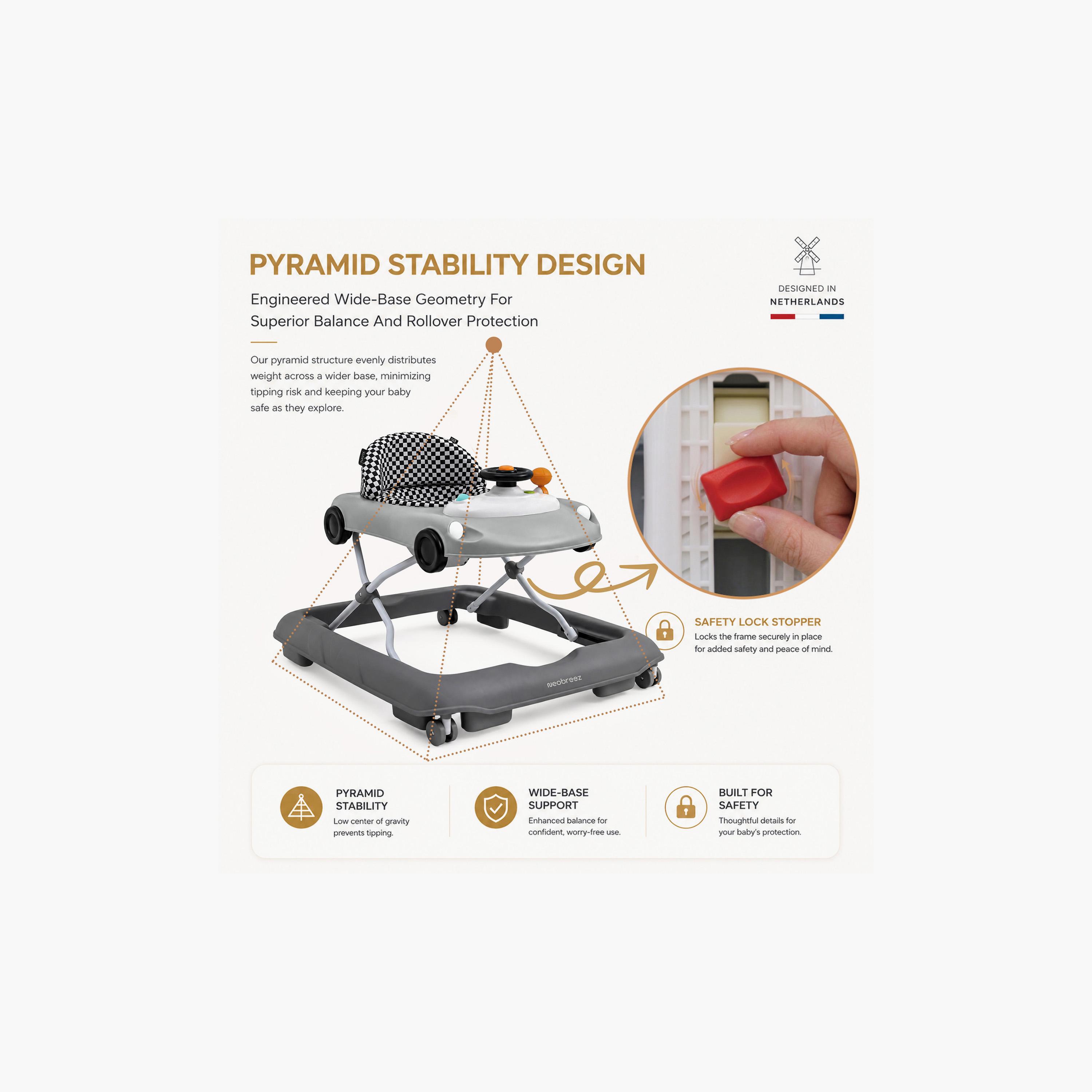 Neobreez Navix 3-In-1 Baby Walker With Music & Lights-baby-infantactivity-walkers-image-4