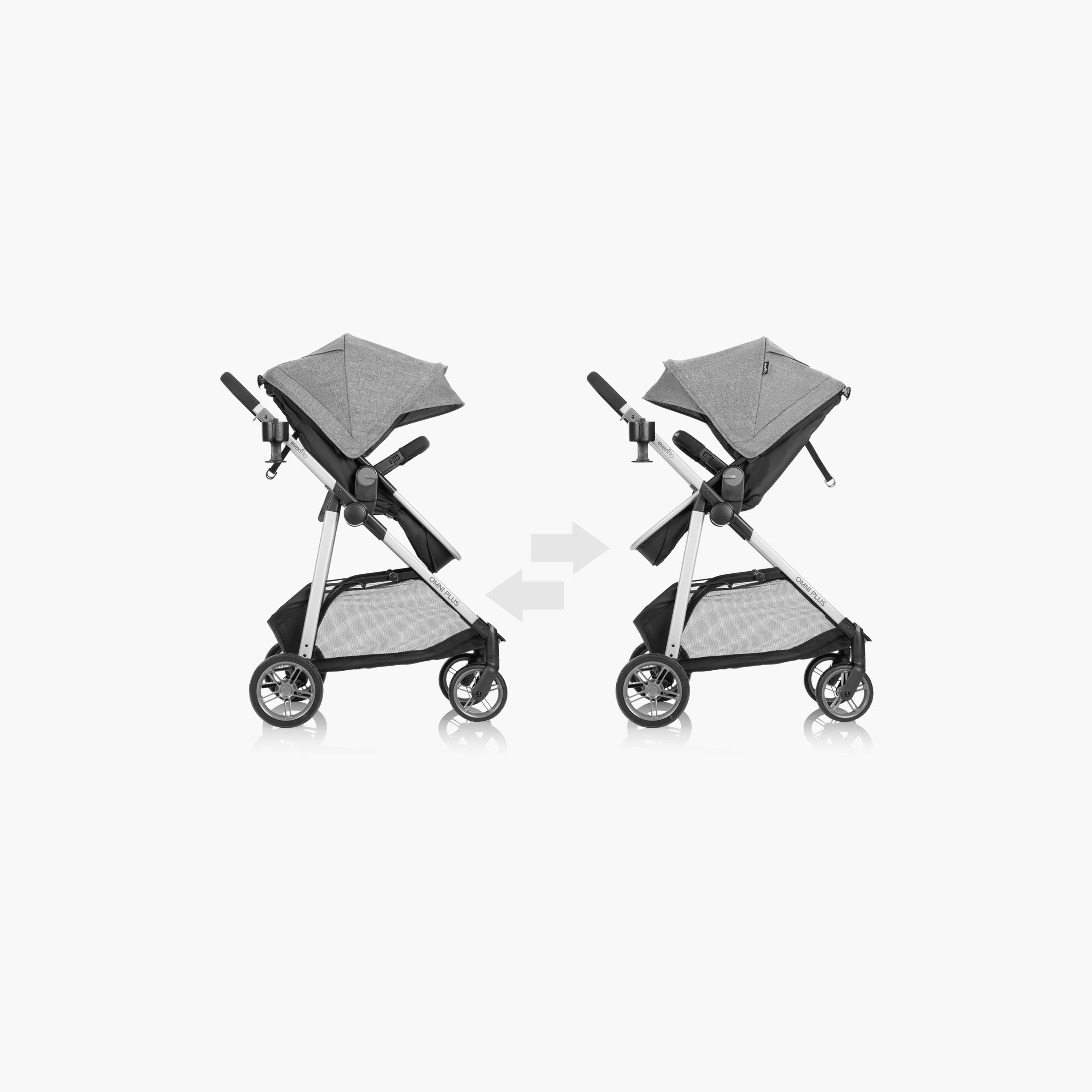 Evenflo Omni Plus Modular Stroller & Litemax Car Seat Set-baby-gear-strollersandprams-travelsystems-image-4
