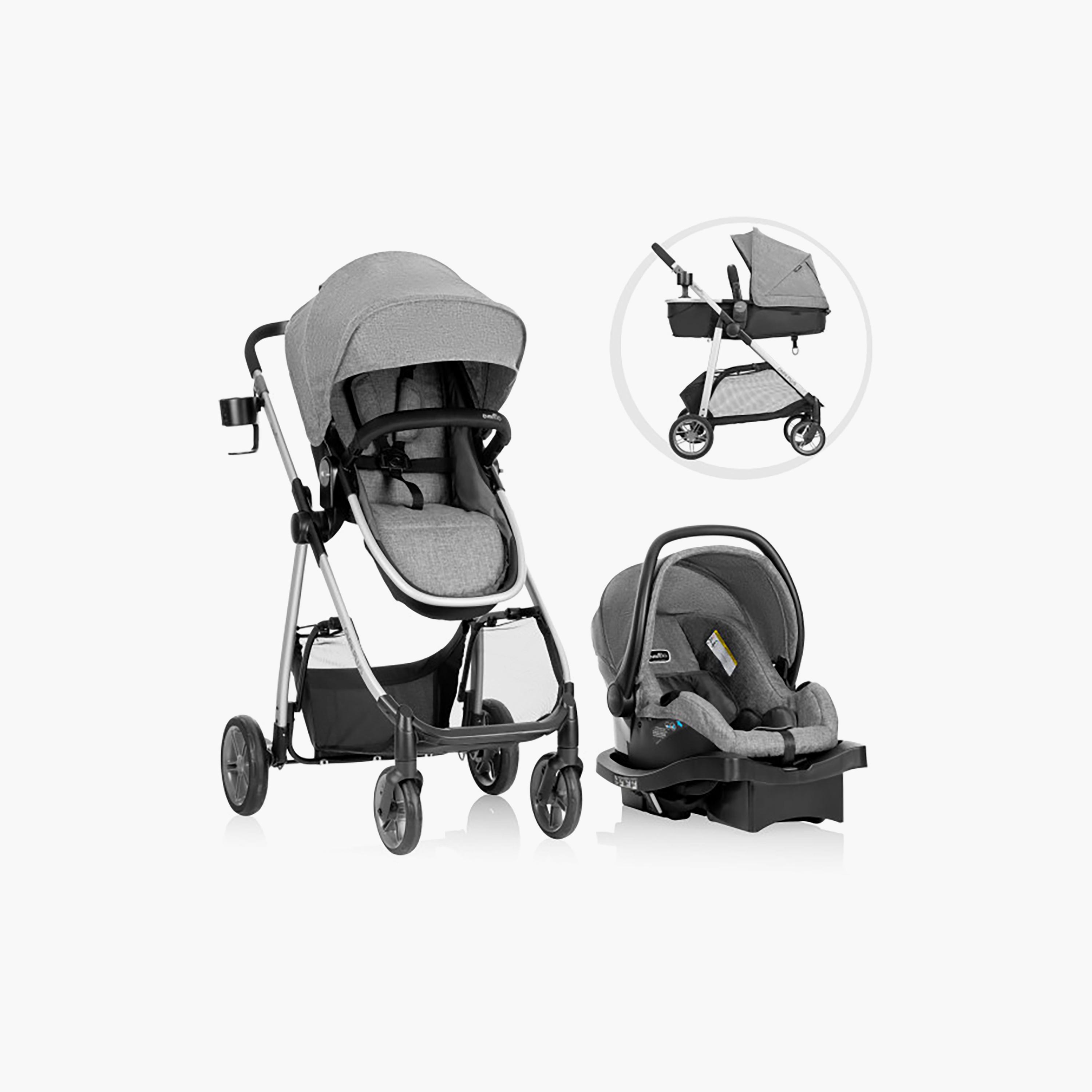 Evenflo Omni Plus Modular Stroller & Litemax Car Seat Set-baby-gear-strollersandprams-travelsystems-image-5