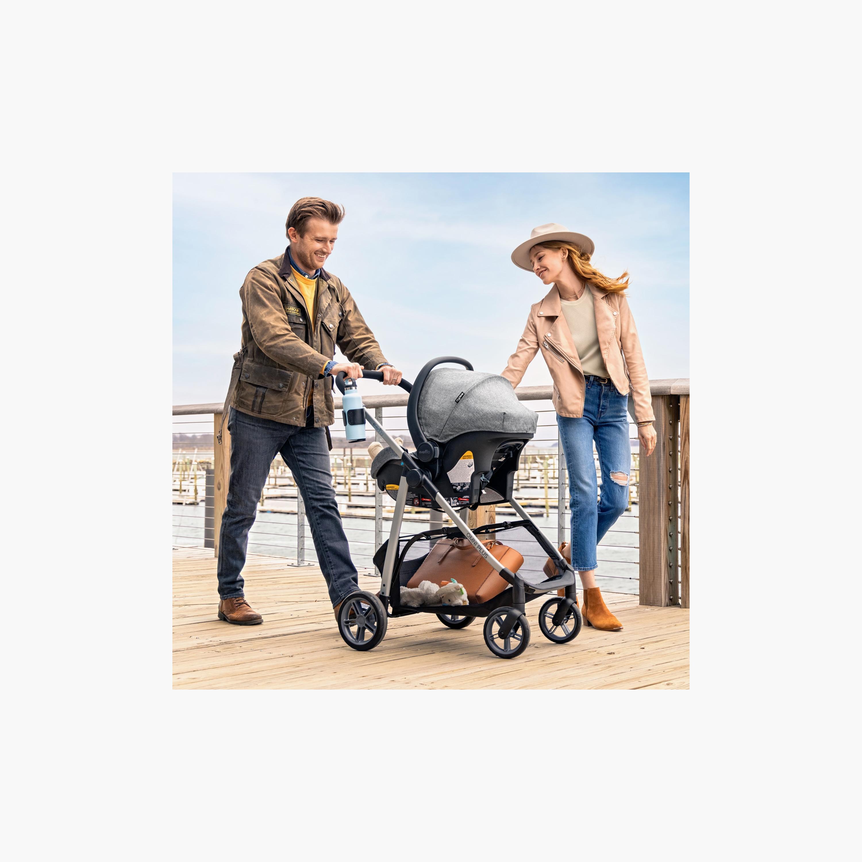 Evenflo Omni Plus Modular Stroller & Litemax Car Seat Set-baby-gear-strollersandprams-travelsystems-image-8
