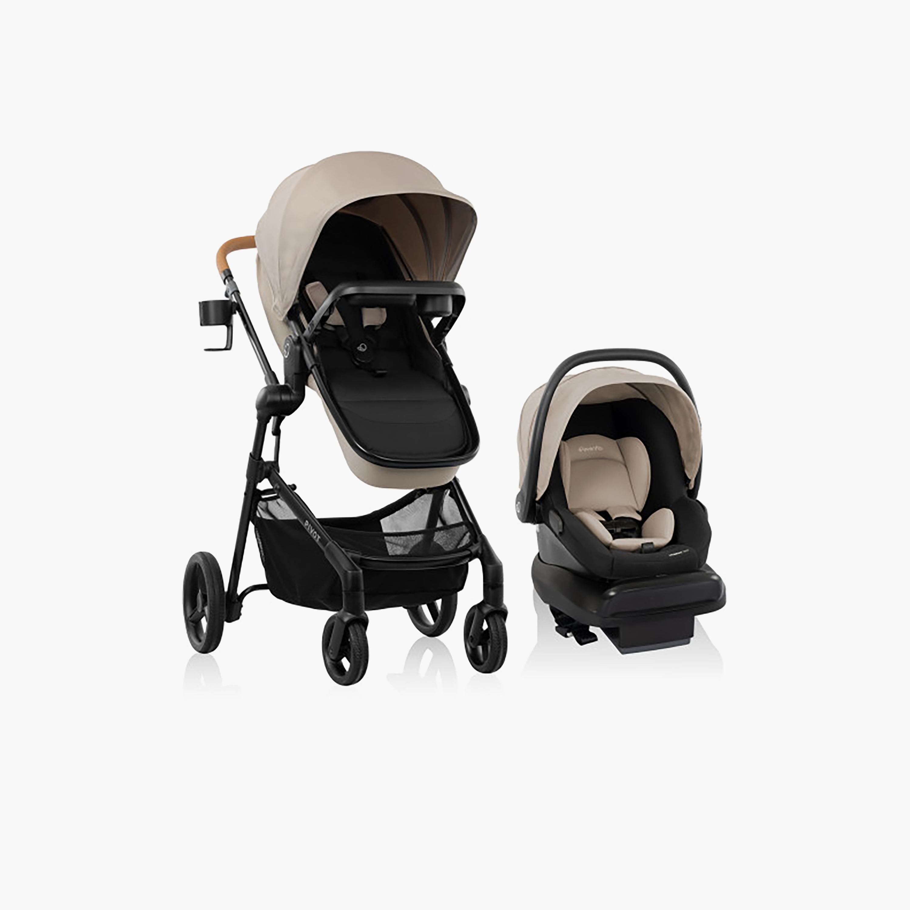 Evenflo Pivot NXT Travel System With Litemax Car Seat-baby-gear-strollersandprams-travelsystems-image-1