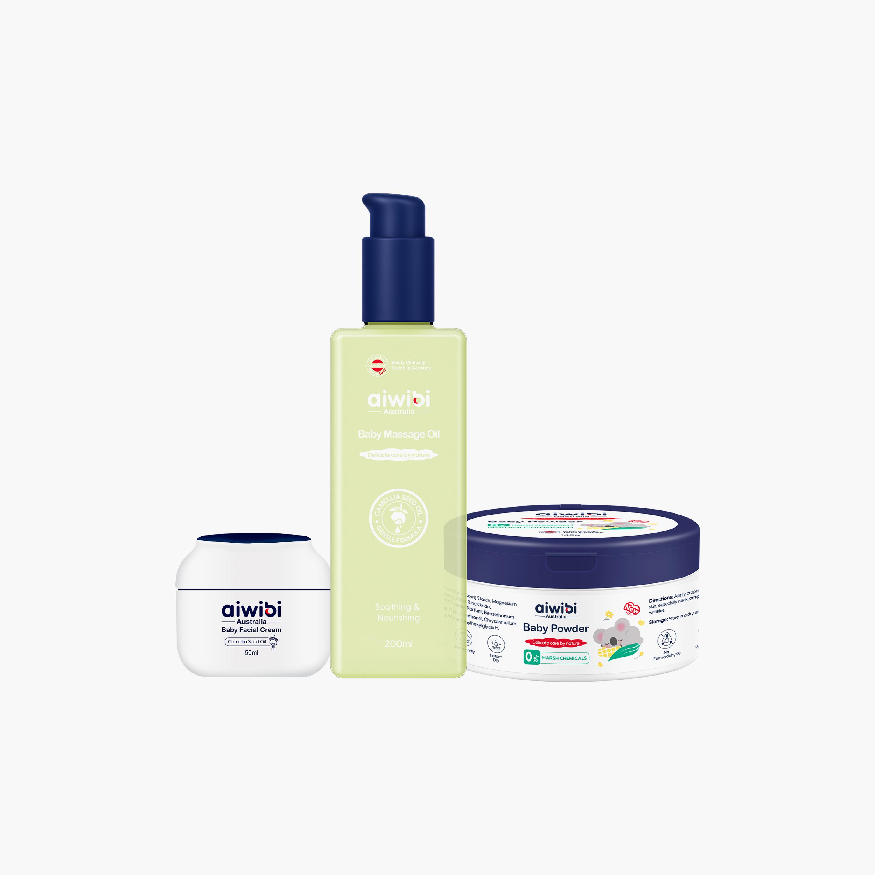 كريم وجه للأطفال أيوِبي مع زيت مساج وبودرة-baby-bathandcare-hairbodyskincare-image-1