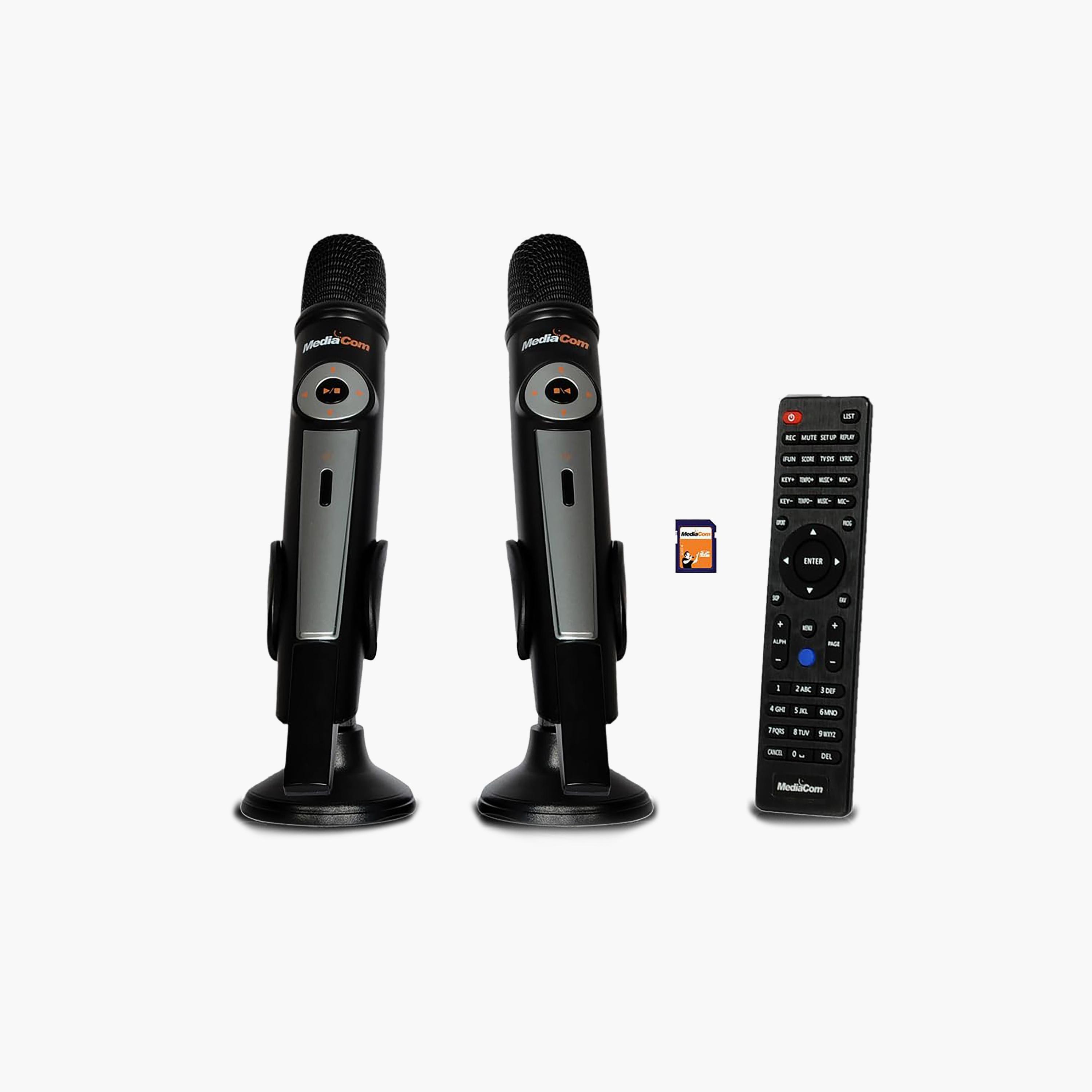 جهاز كاريوكي بريميوم لاسلكي مزدوج MCI 6200TW من ميدياكوم-electronics-speakers-image-1