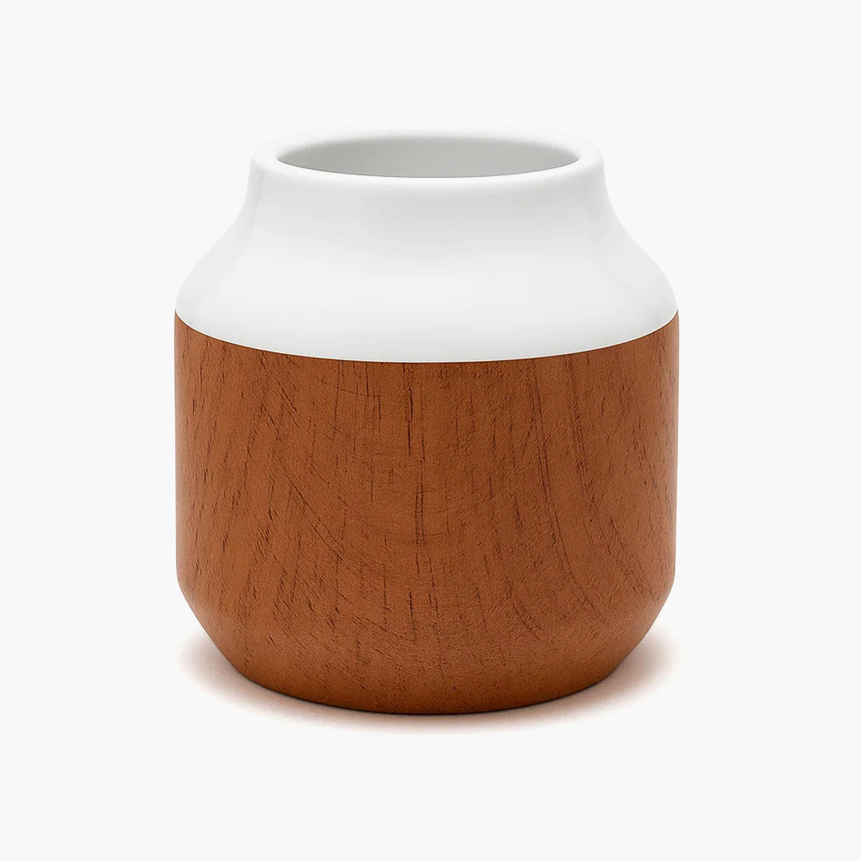 مزهرية سيراميك متعددة الألوان بتأثير الفلين من ماريا هومز-household-decor-vasesandbowls-image-4