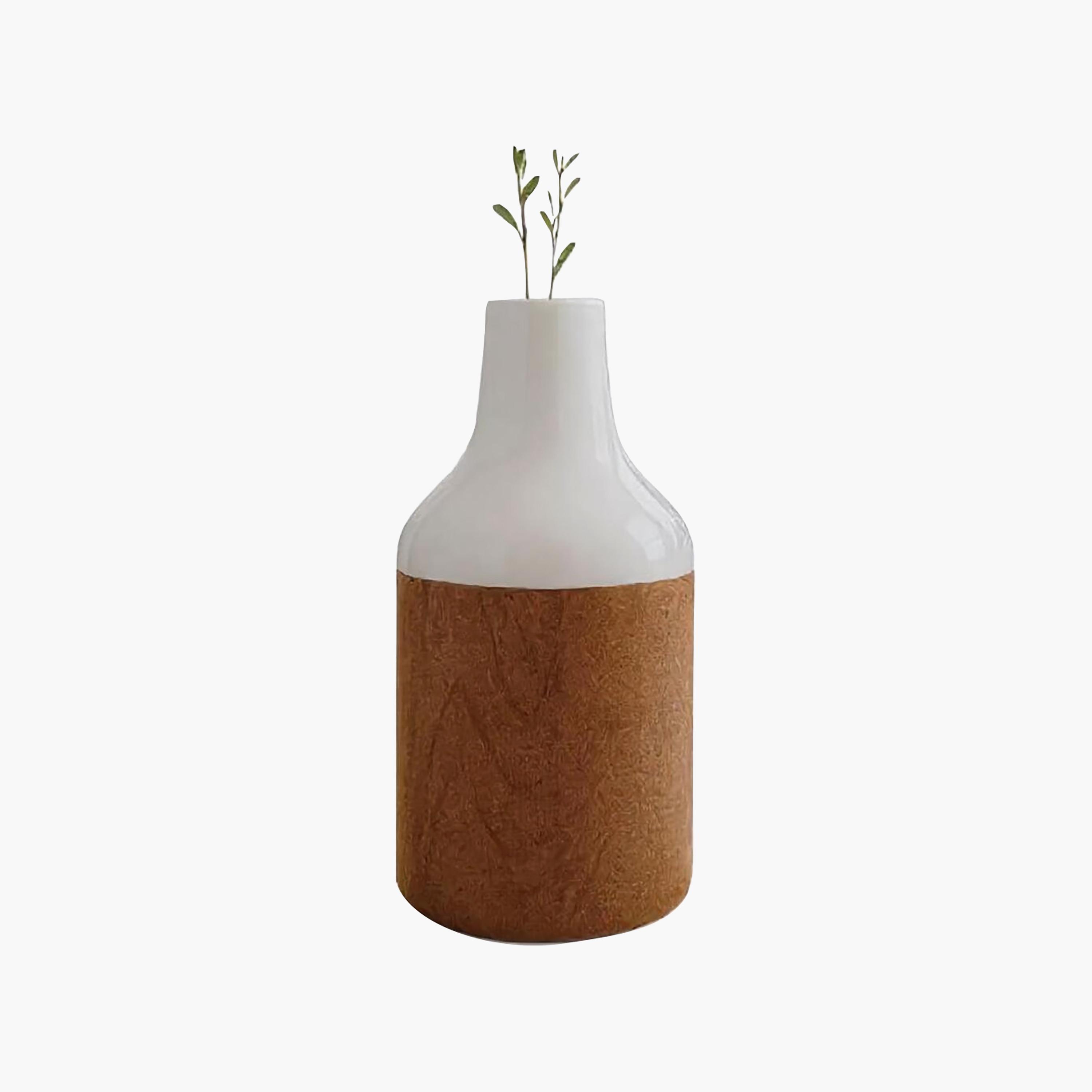 مزهرية سيراميك متعددة الألوان بتأثير الفلين من ماريا هومز-household-decor-vasesandbowls-image-4