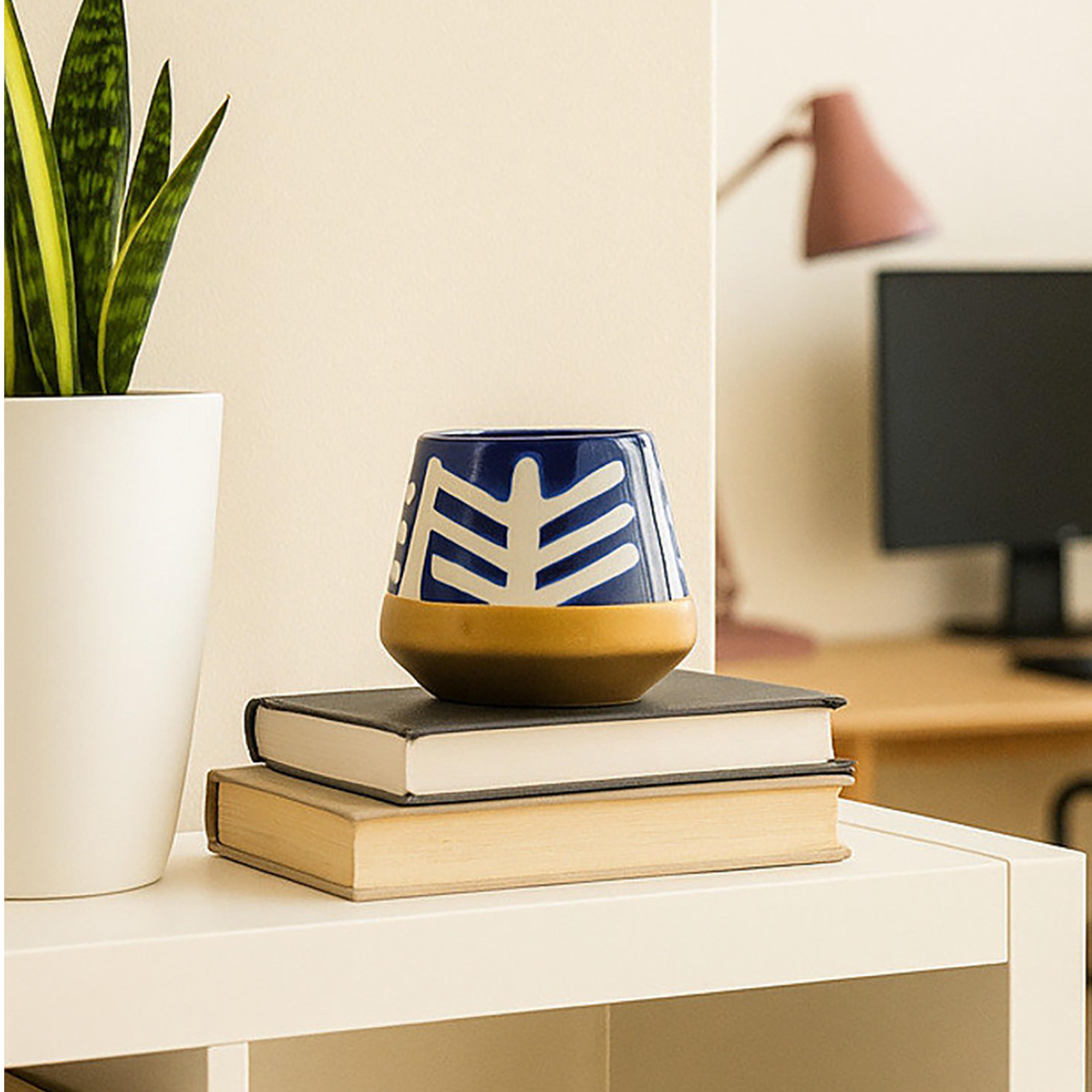أصيص نباتات سيراميك متعدد الألوان من ماريا هومز-household-gardenandoutdoor-potsandplanters-image-2