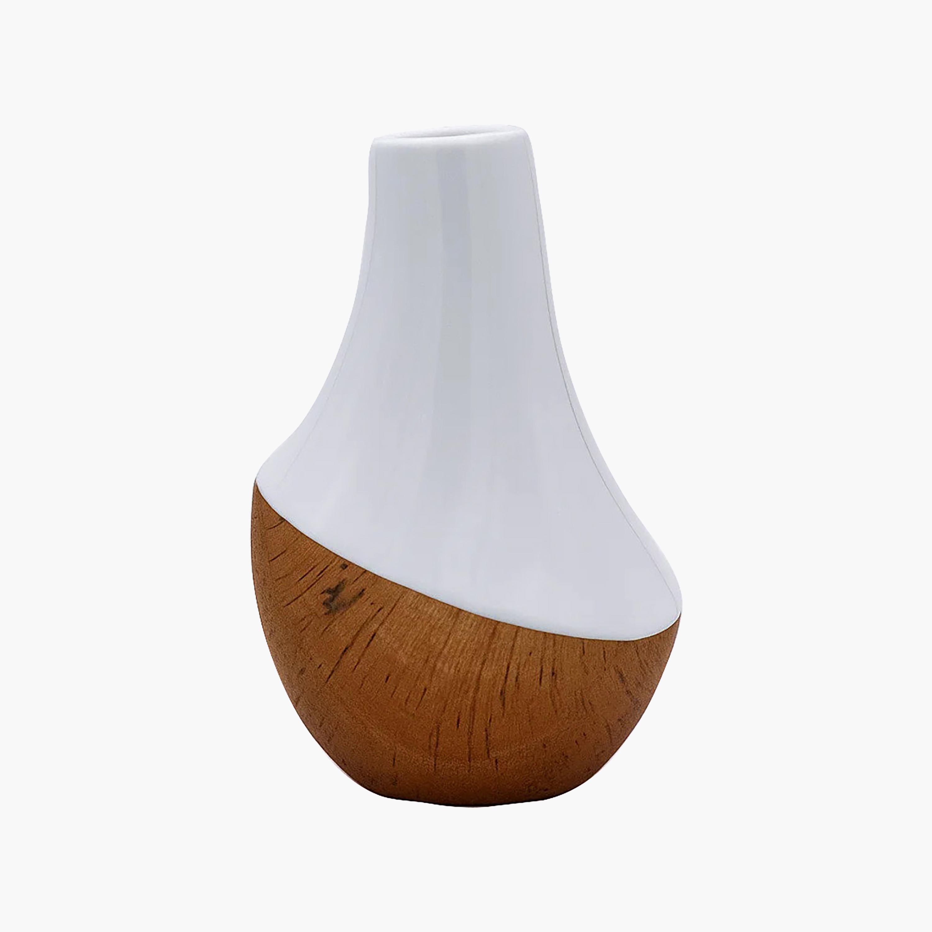 مزهرية سيراميك متعددة الألوان بتأثير الفلين من ماريا هومز-household-decor-vasesandbowls-image-3