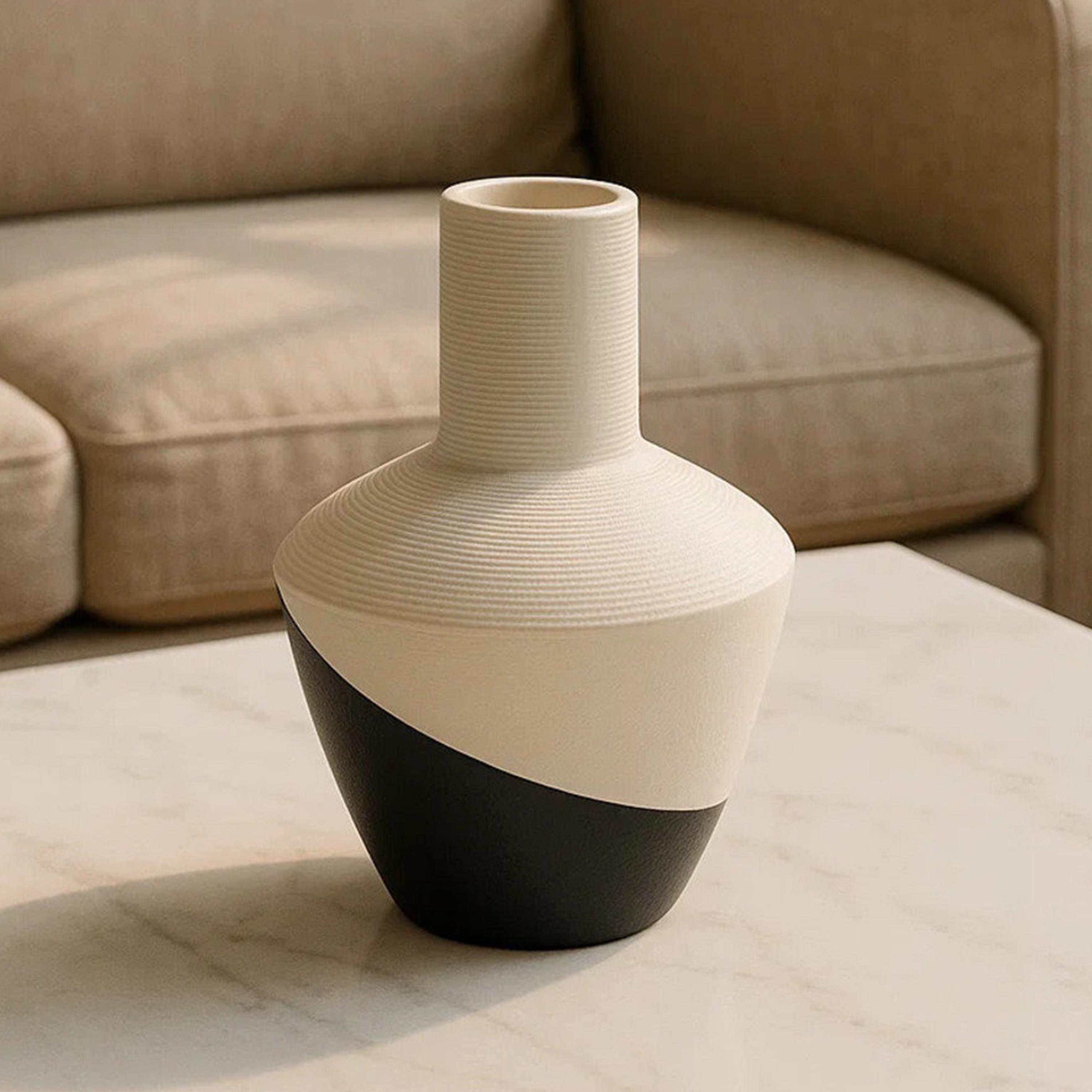 مزهرية سيراميك متعددة الألوان من ماريا هومز-household-decor-vasesandbowls-image-1