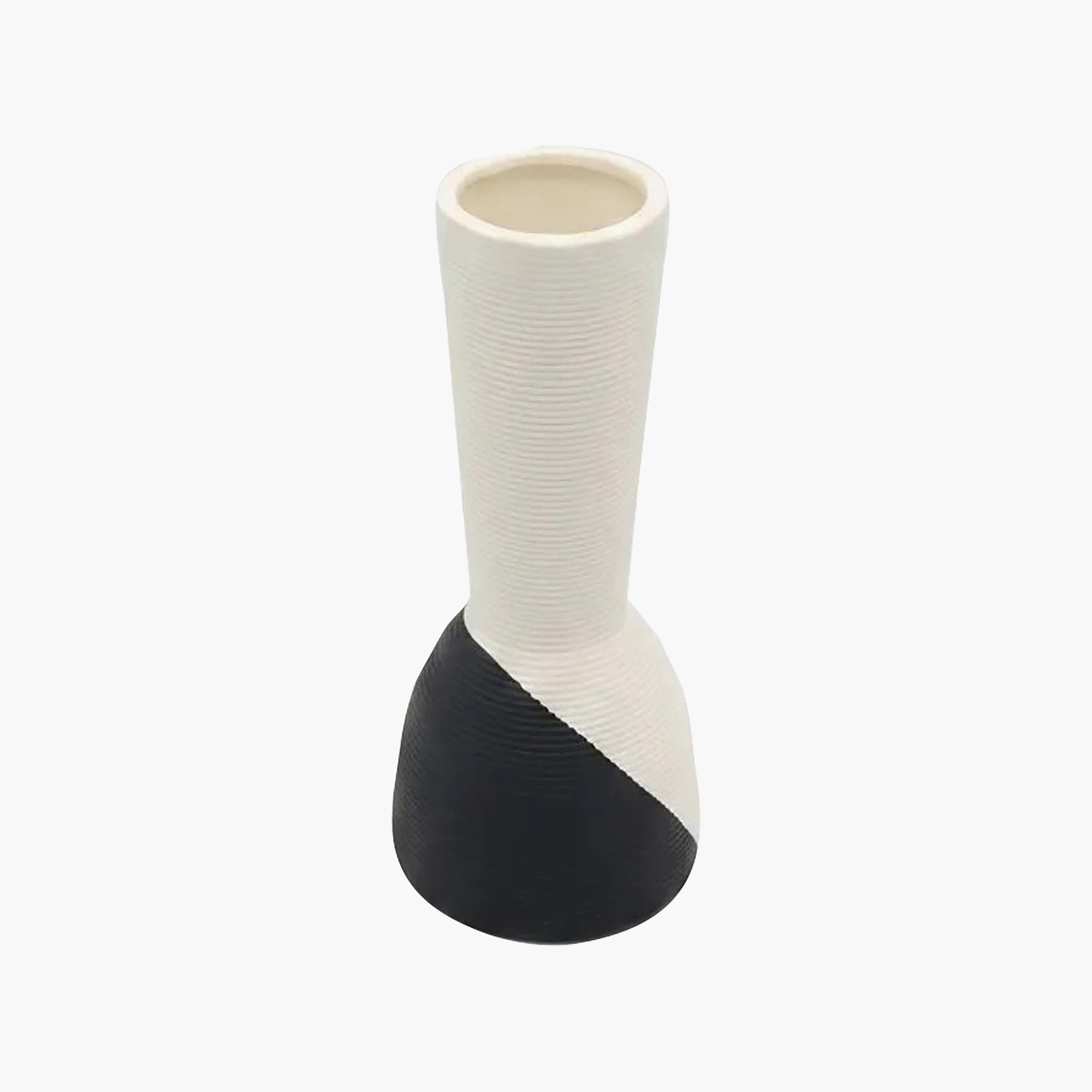 Maria Homes Multicolour Ribbed Vase-household-decor-vasesandbowls-image-5