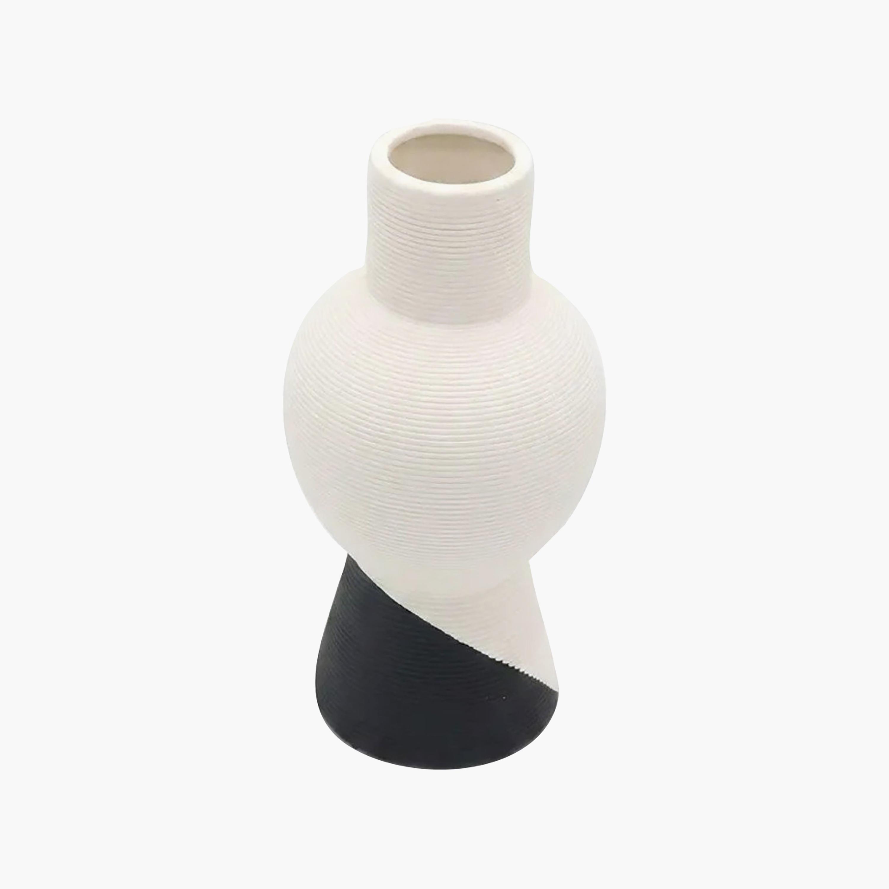 Maria Homes Multicolour Ribbed Vase-household-decor-vasesandbowls-image-5