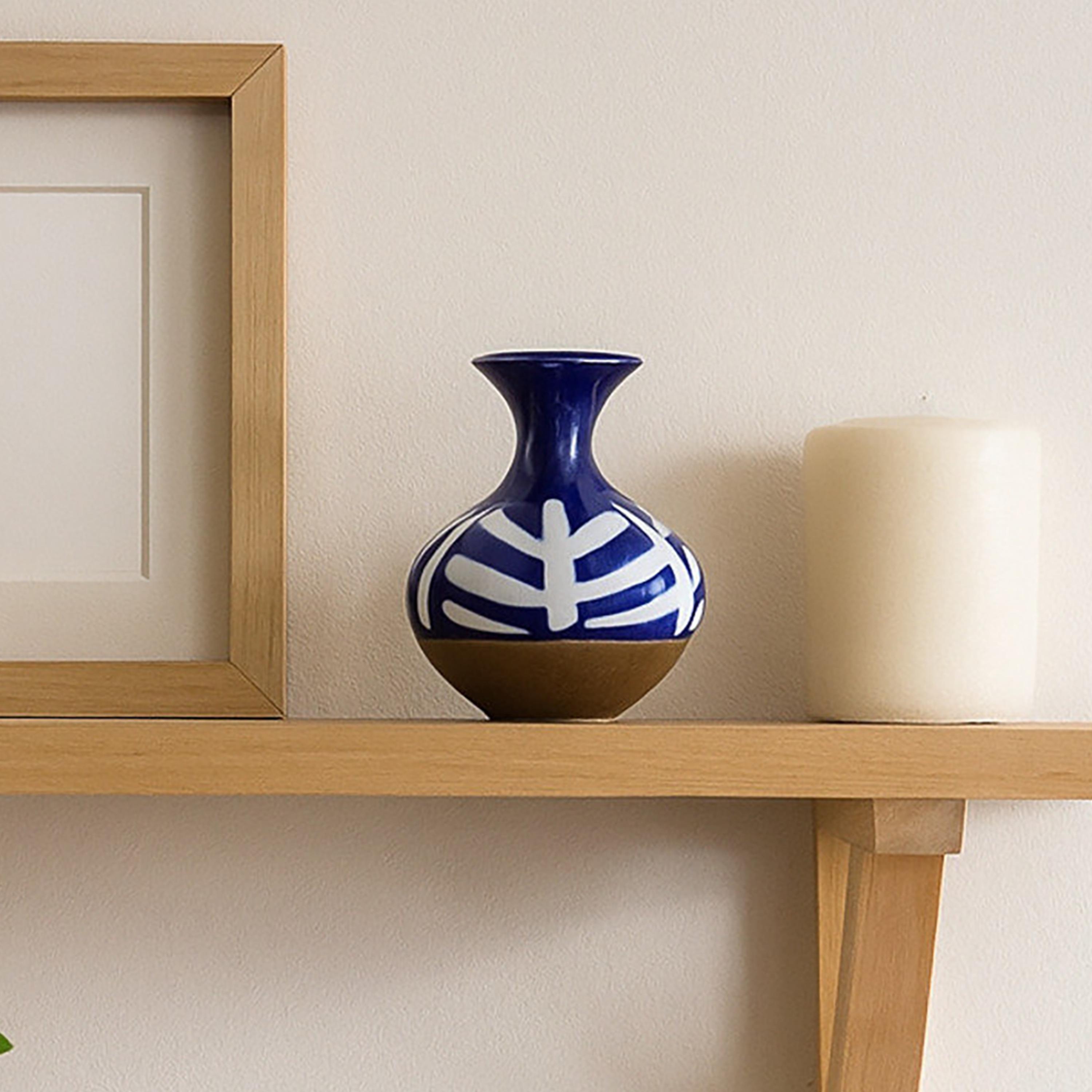 مزهرية سيراميك متعددة الألوان من ماريا هومز-household-decor-vasesandbowls-image-3