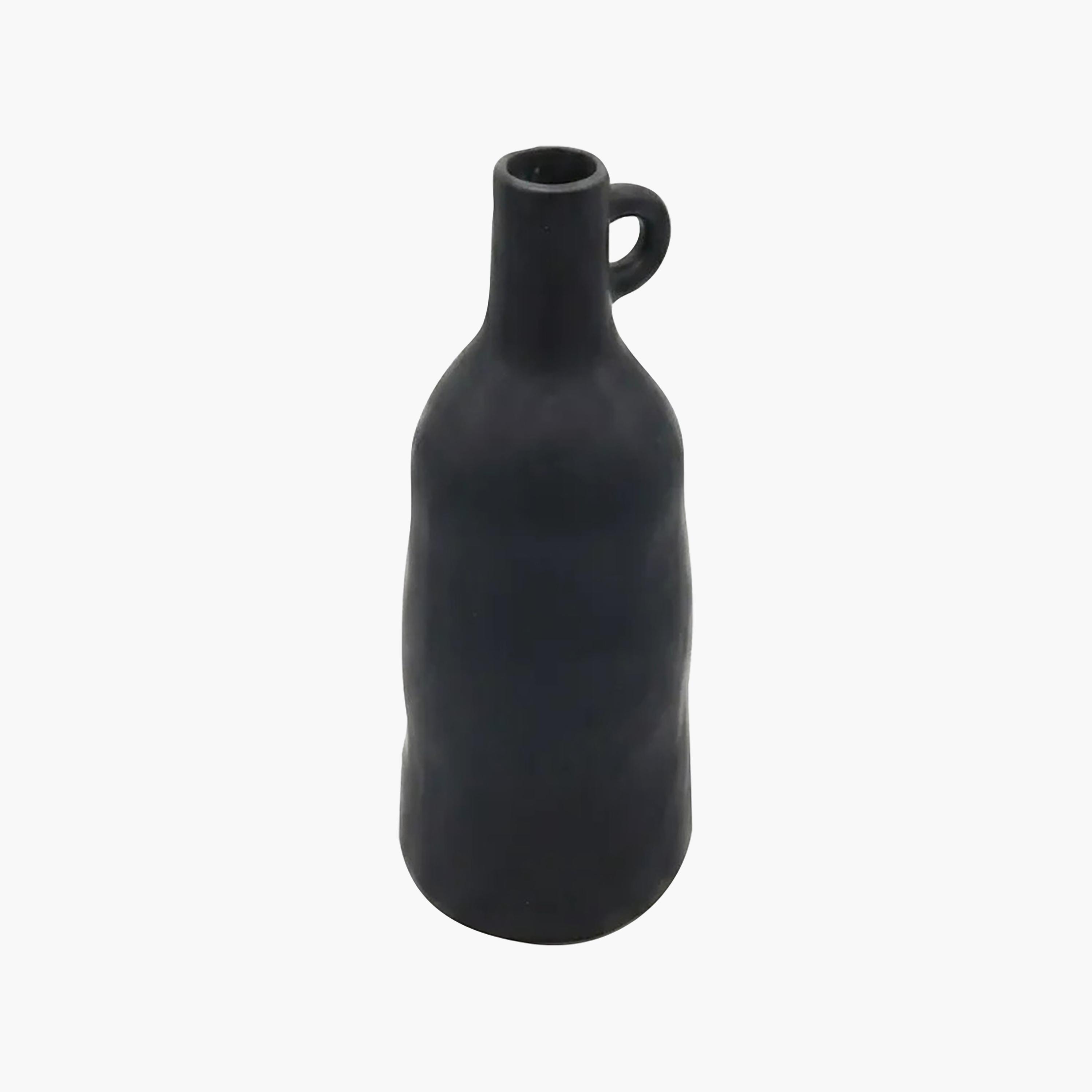 Maria Homes Black Bottle Vase-household-decor-vasesandbowls-image-5