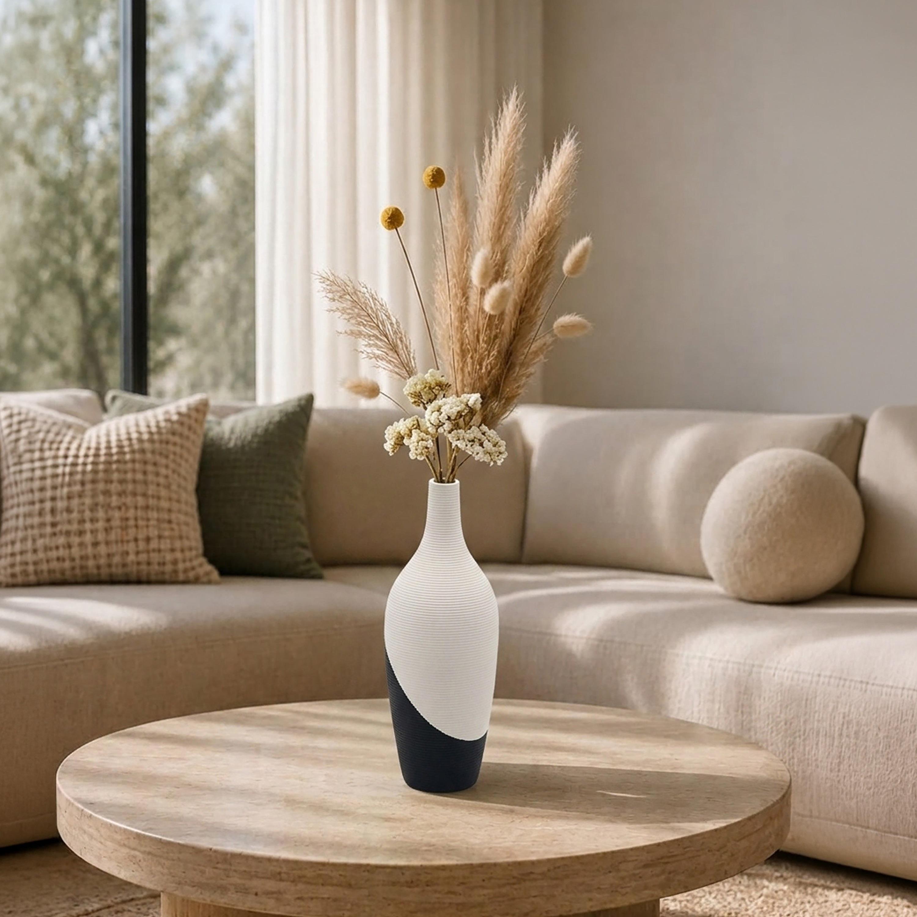 مزهرية زجاجة الشكل متعددة الألوان من ماريا هومز-household-decor-vasesandbowls-image-1