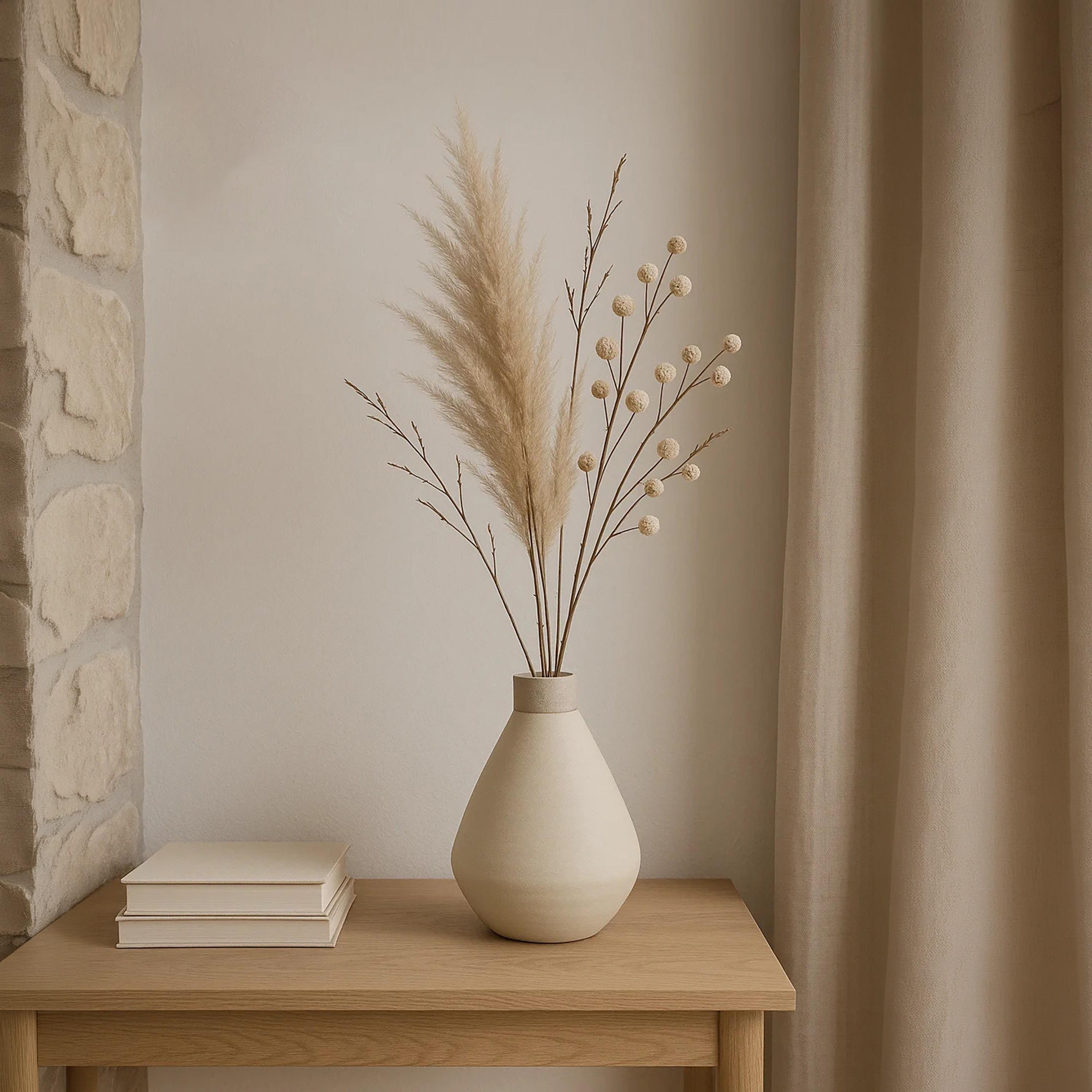 مزهرية سيراميك بيج من ماريا هومز-household-decor-vasesandbowls-image-2