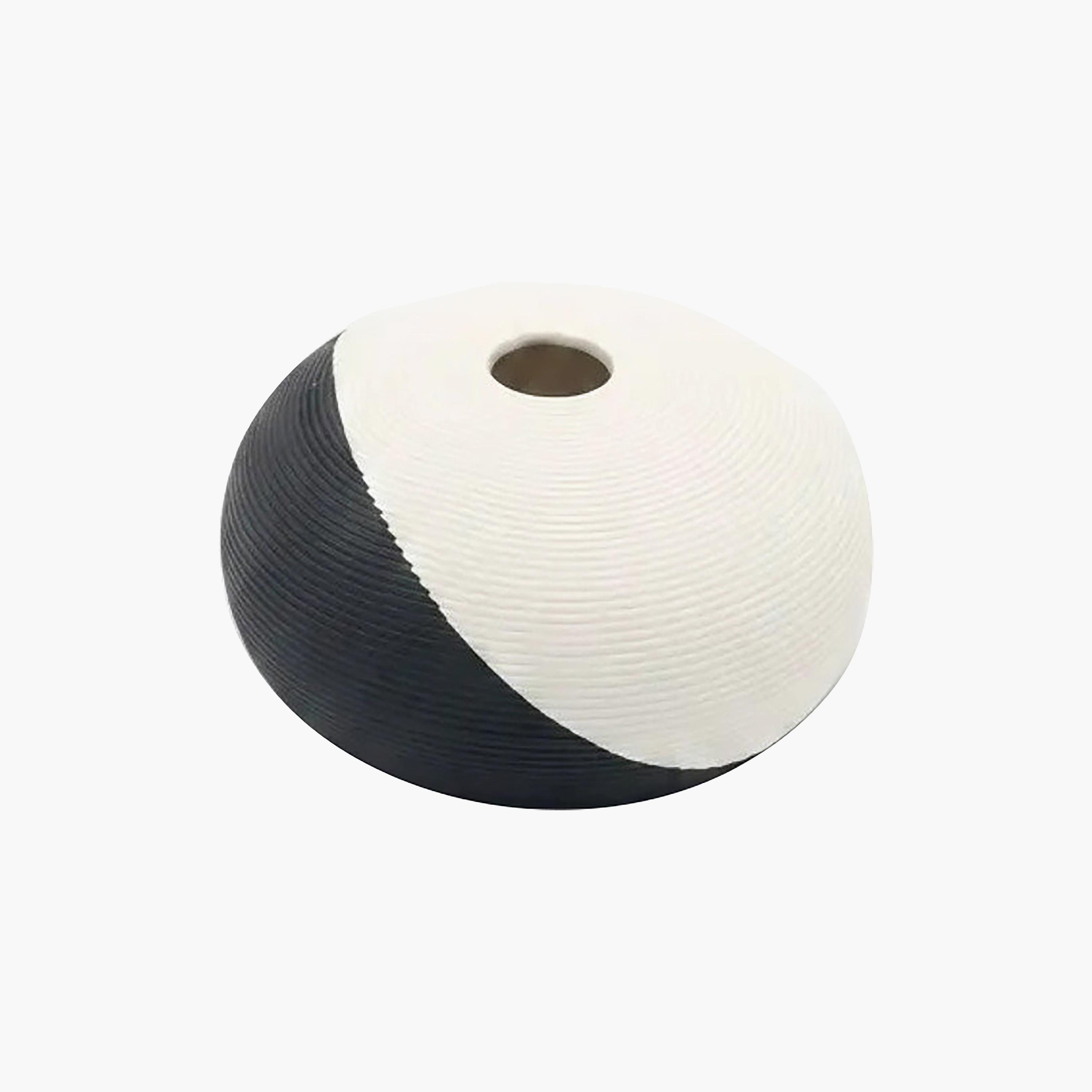 Maria Homes Multicolour Ribbed Vase-household-decor-vasesandbowls-image-5