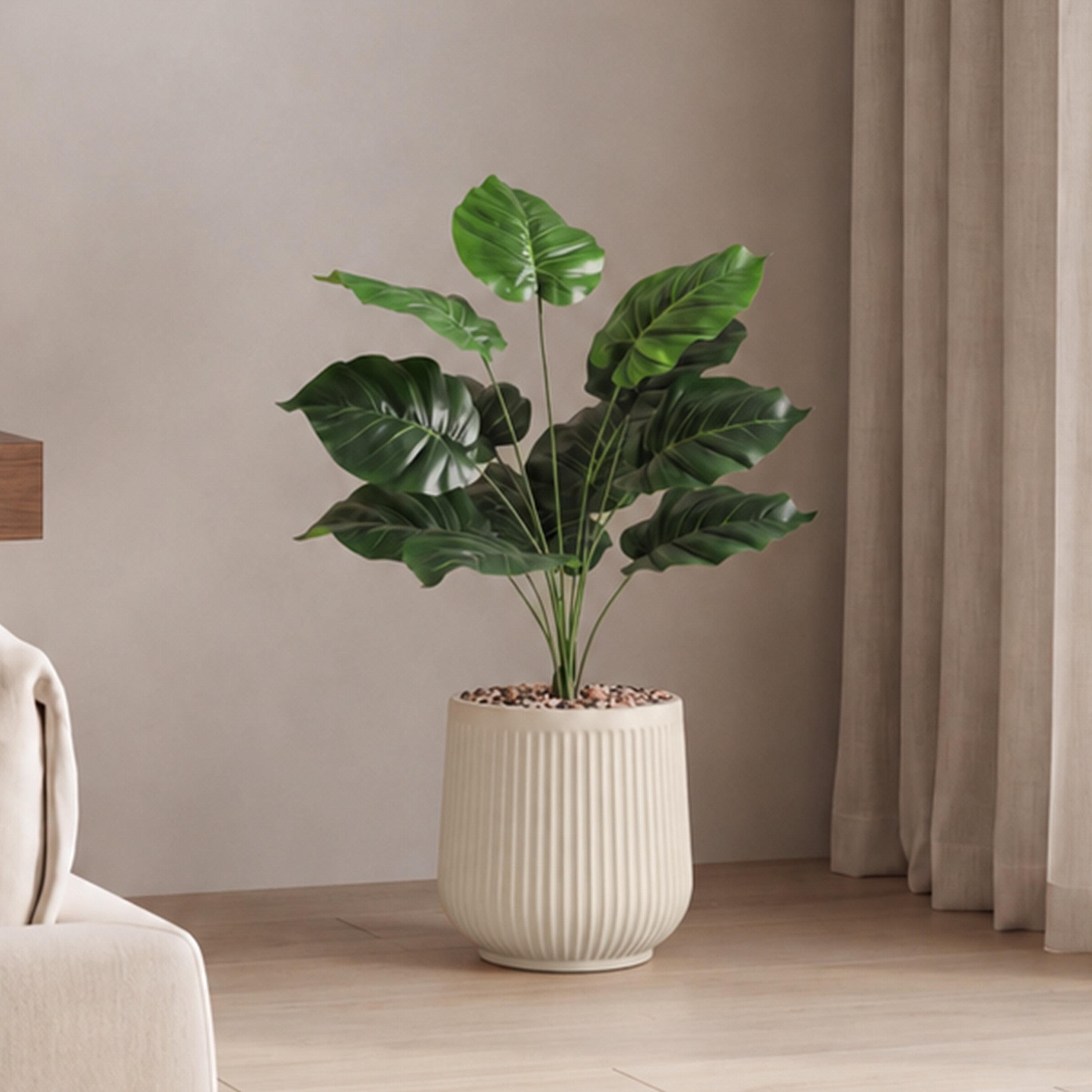 نبتة صناعية بأوراق قلبية في أصيص من ماريا هومز-household-gardenandoutdoor-artificialflowersandplants-flowers-image-1