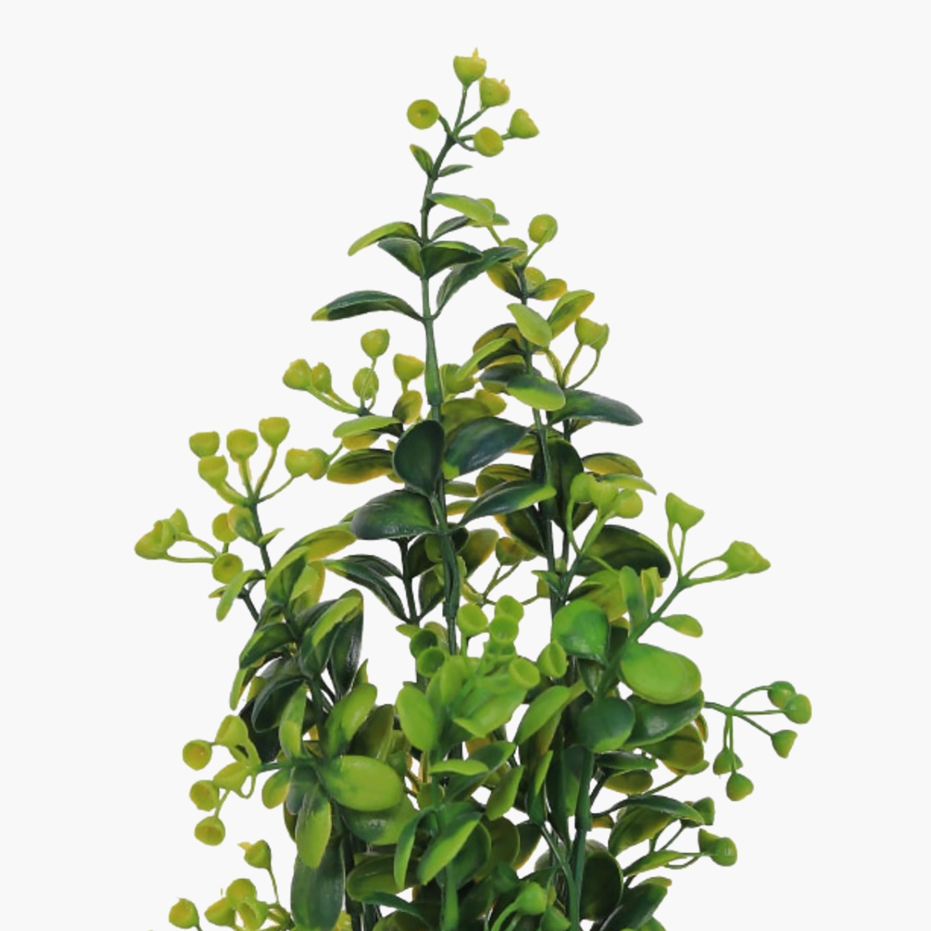 نبات أوراق صناعي مع أصيص سيراميك من ماريا هومز-household-gardenandoutdoor-artificialflowersandplants-flowers-image-3