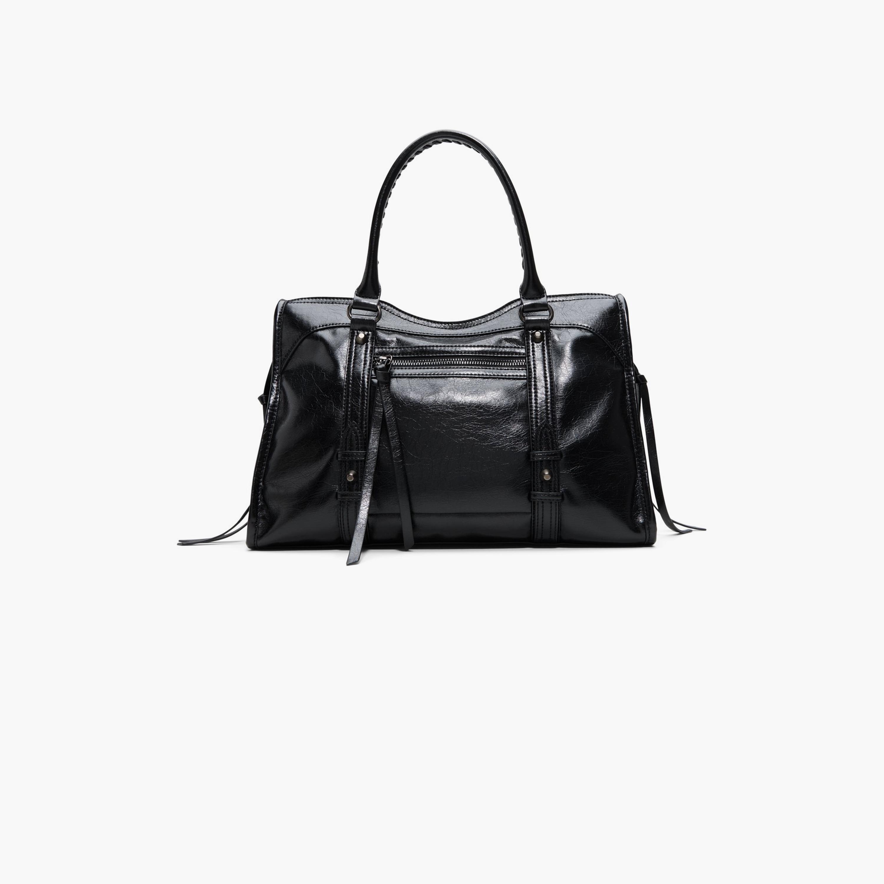 كول ات سبرينغ - شنطة إليزا بمقبضين مزخرفين بسحاب وحزام قابل للفصل | 37 × 14 × 26 سم-women-bagsandwallets-handbags-image-1