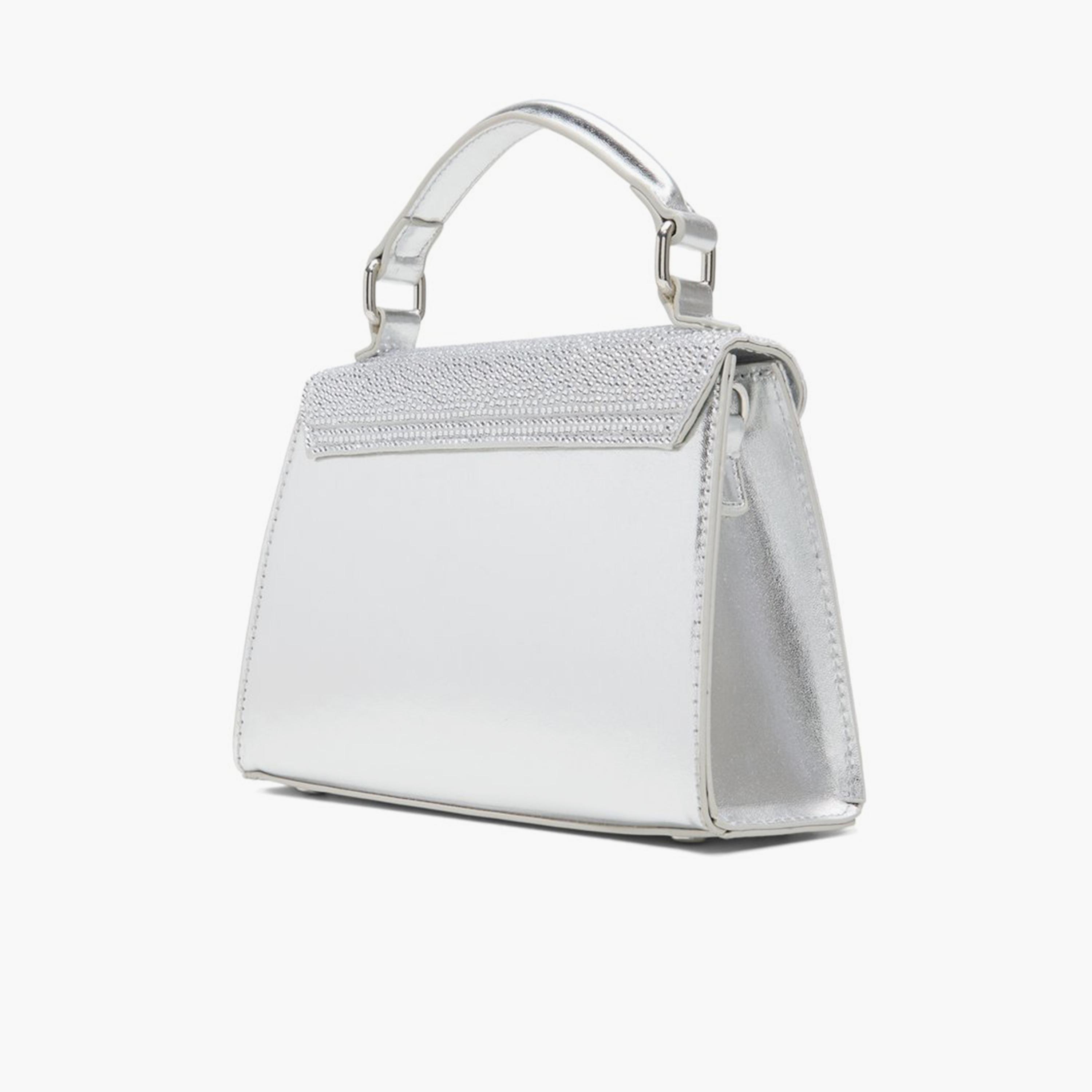 Call it Spring JOSYE Embellished Top Handle Satchel Bag with Magnetic closure and Detachable Strap | 19 X 20 X 7 cm-women-bagsandwallets-handbags-image-2